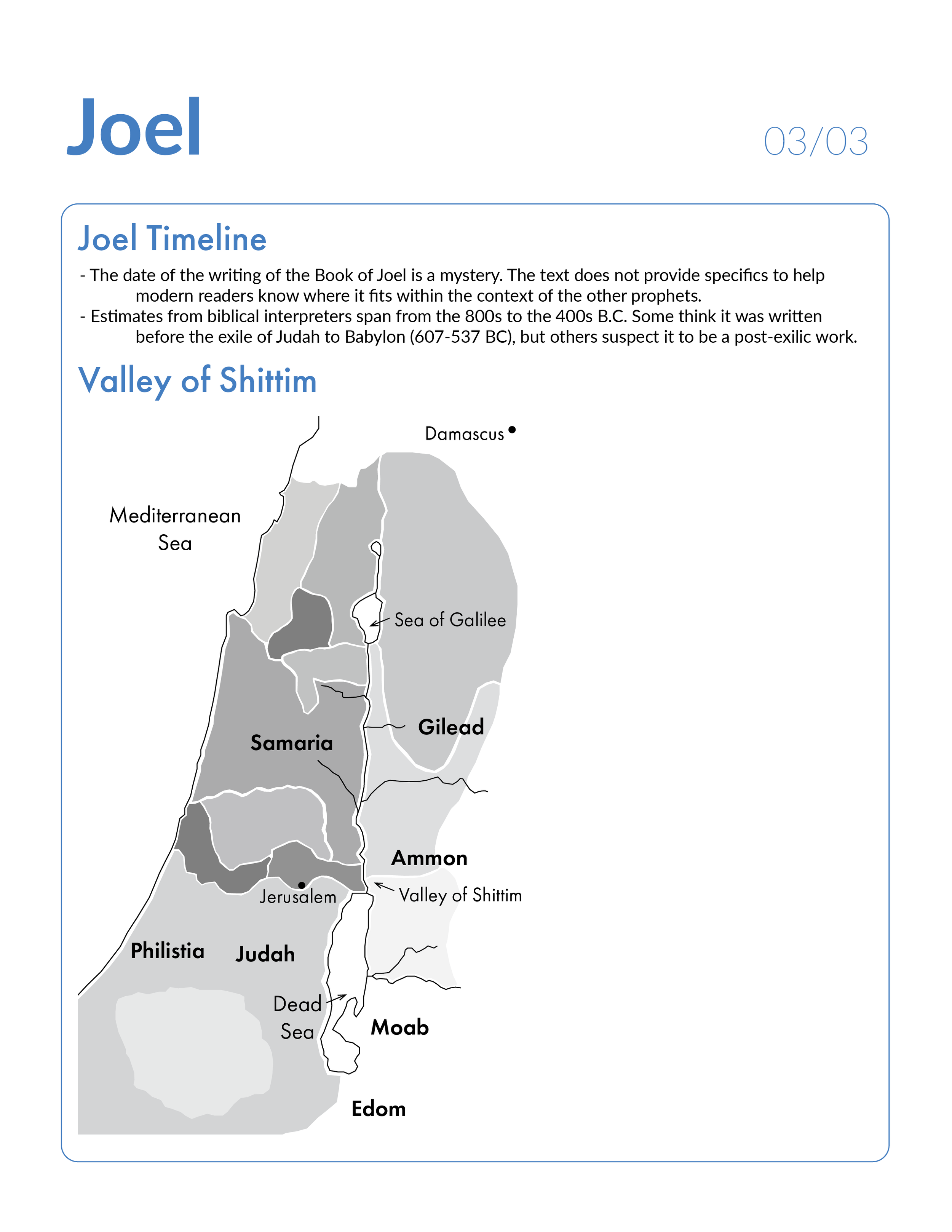 Joel 3 - Bible Study, Explanation, and Application