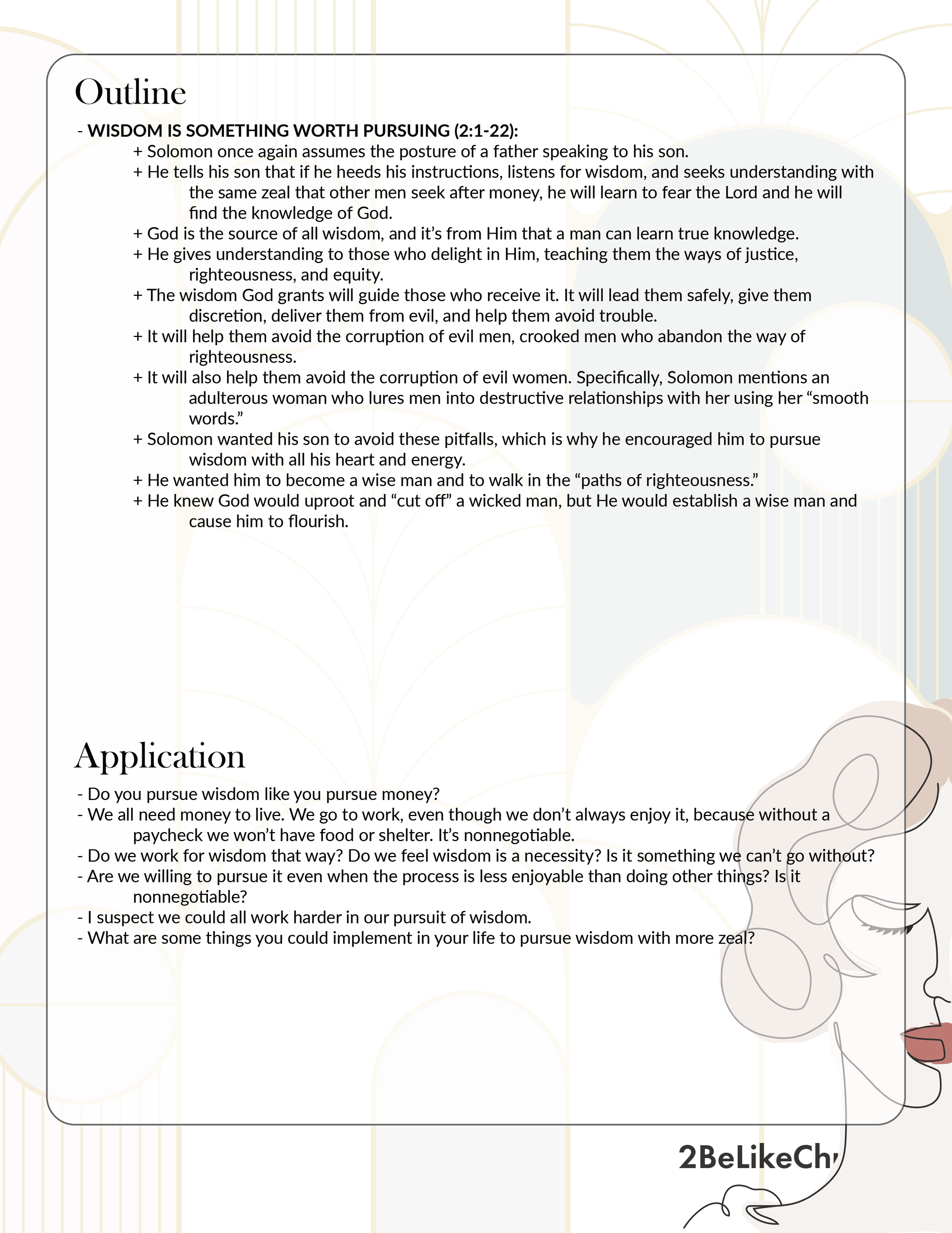 Proverbs 2 Summary 5 Minute Bible Study 2belikechrist