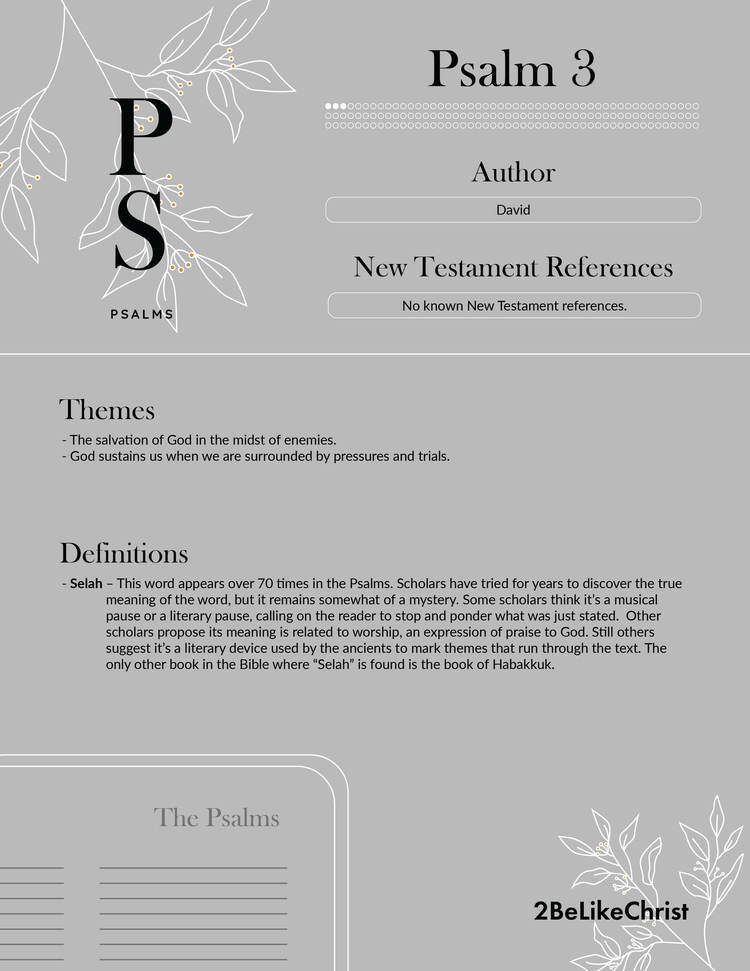 Psalm 3 Summary