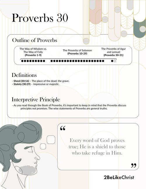Proverbs 30 Summary 5 Minute Bible Study 2BeLikeChrist proverbs-30-summary-5-minute-bible-study-2belikechrist