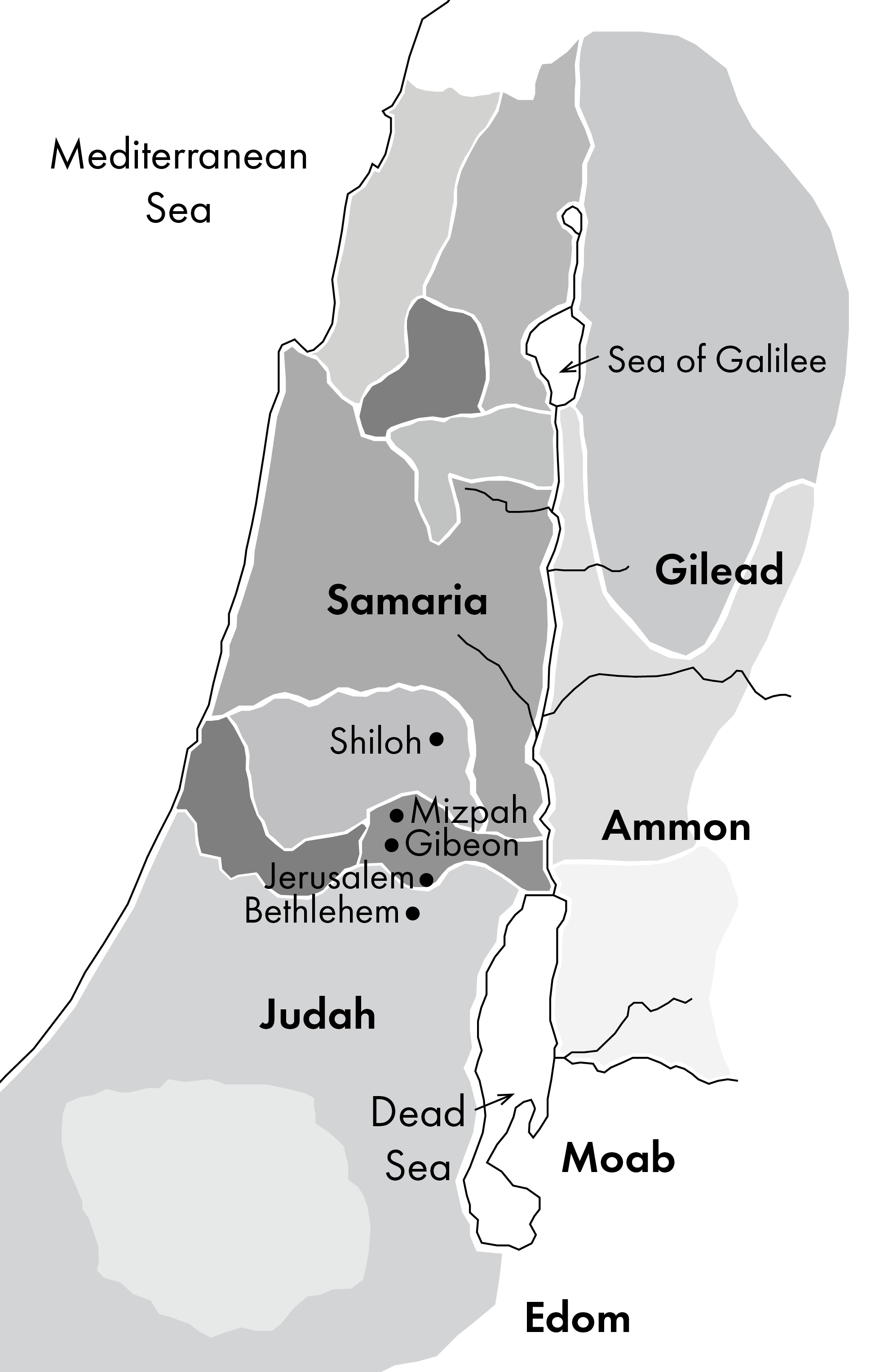 Jeremiah 41 Map