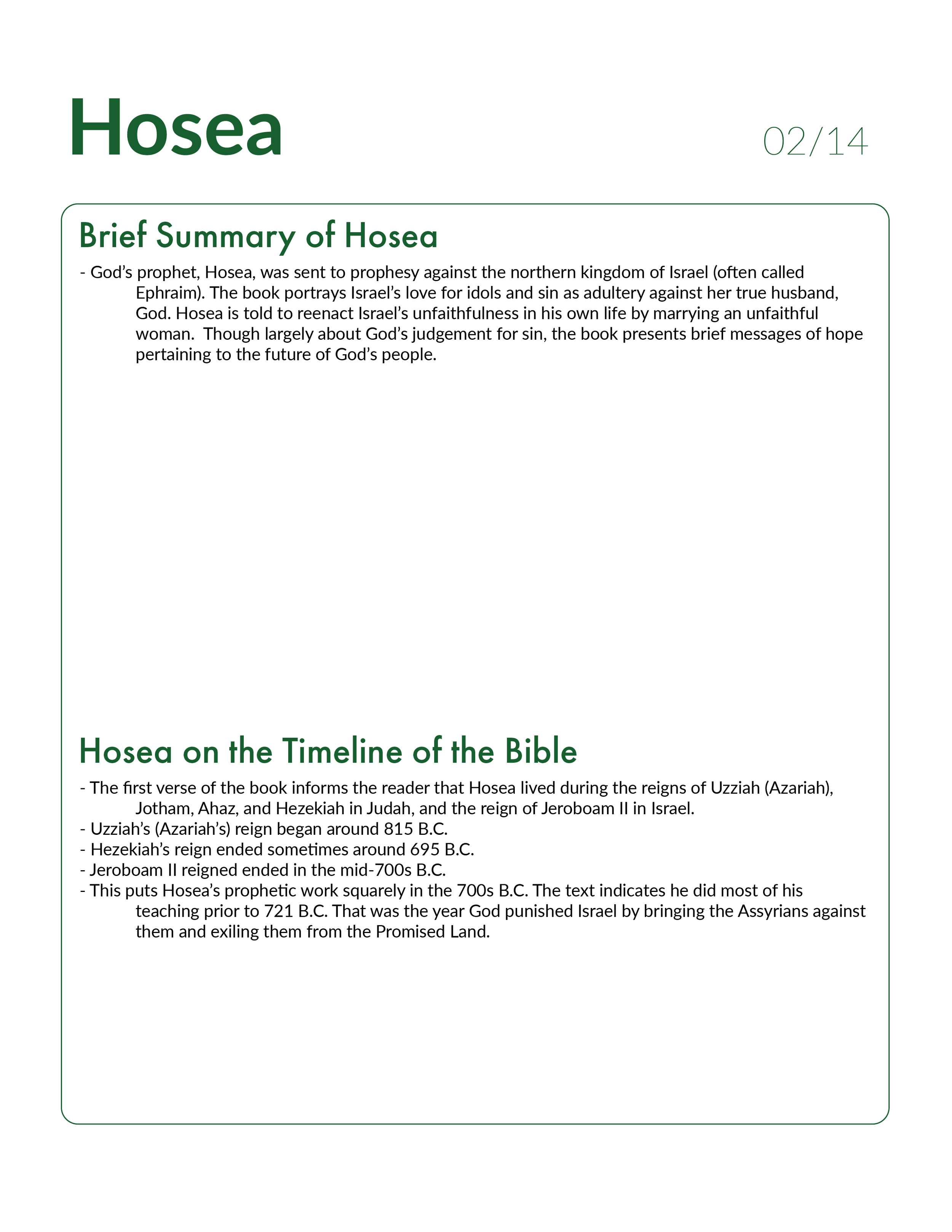 Hosea 2 Bible Study and outline