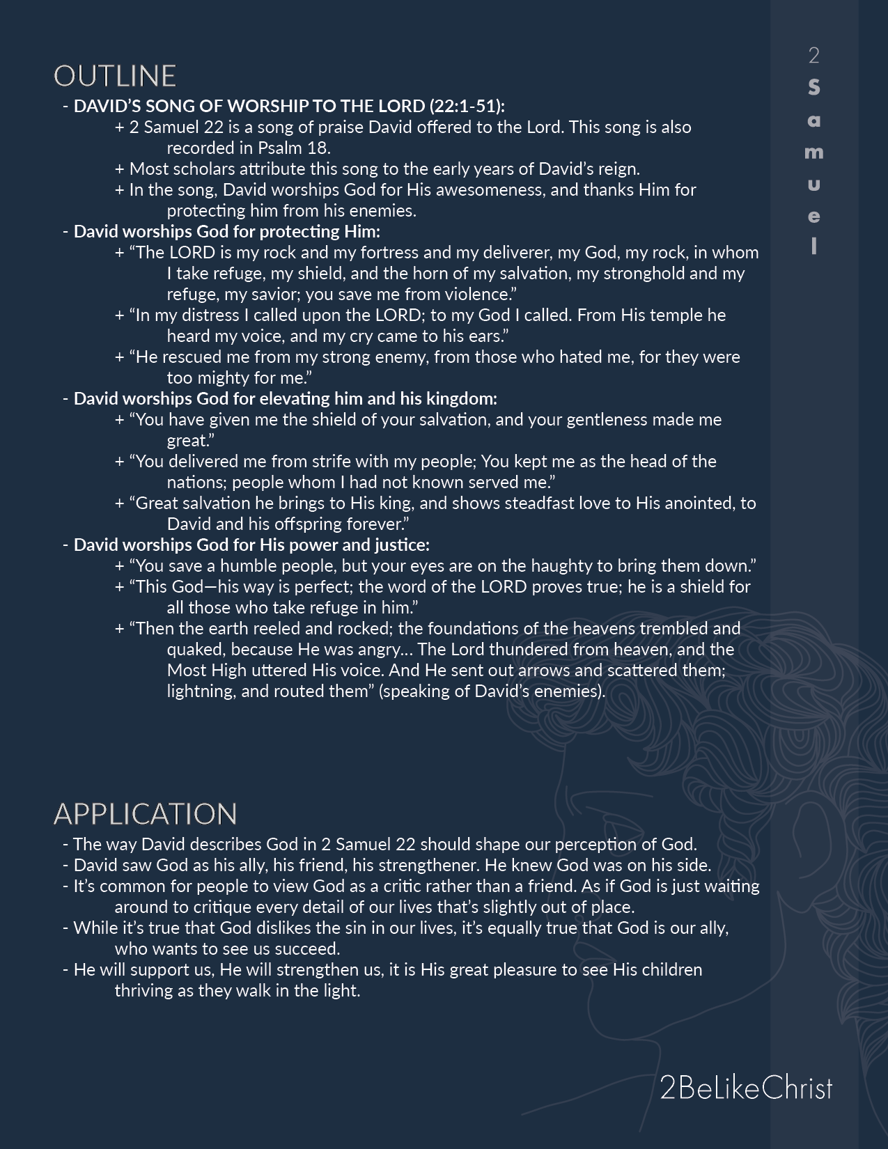 2 Samuel 22 Summary 2 Samuel 22 Summary