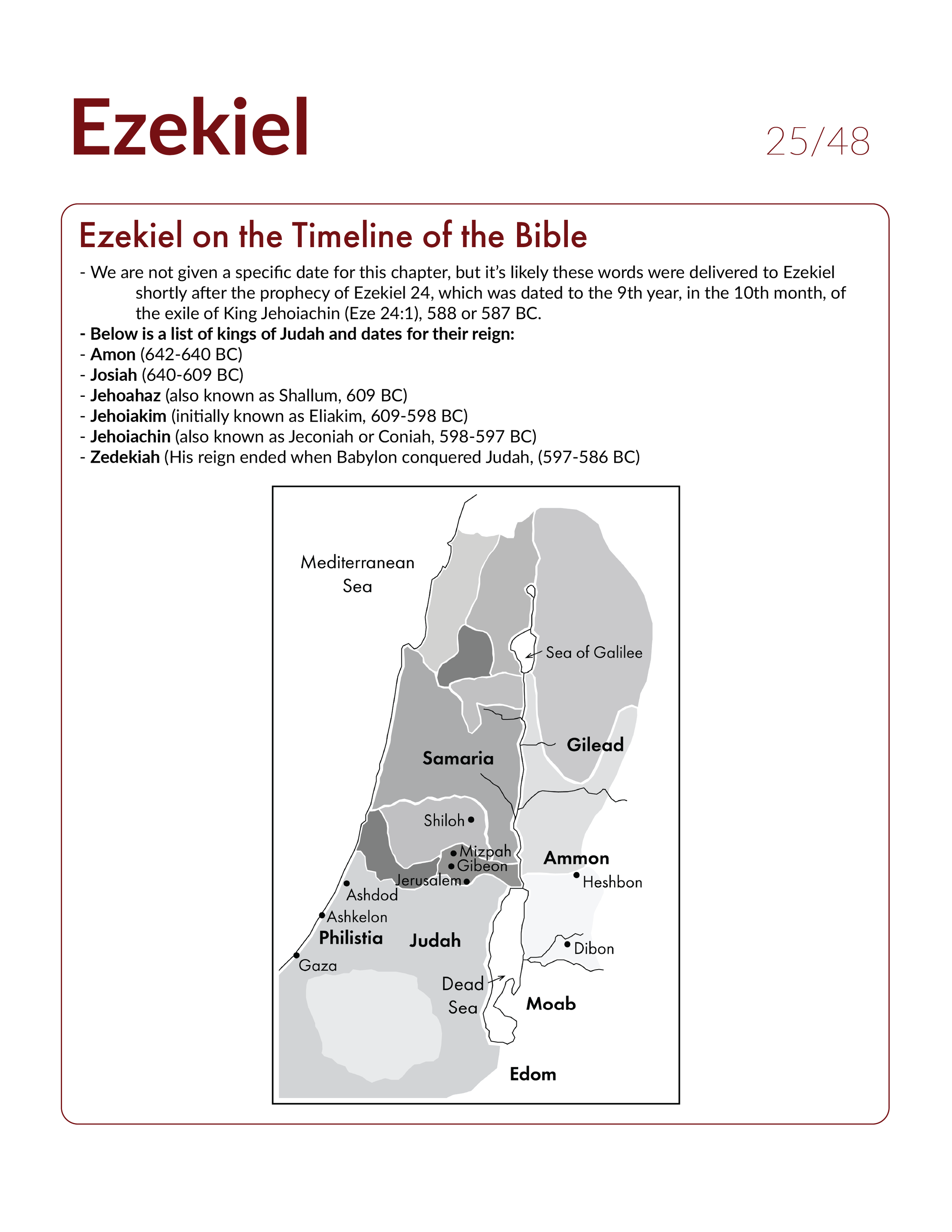 Ezekiel 25 Bible Study
