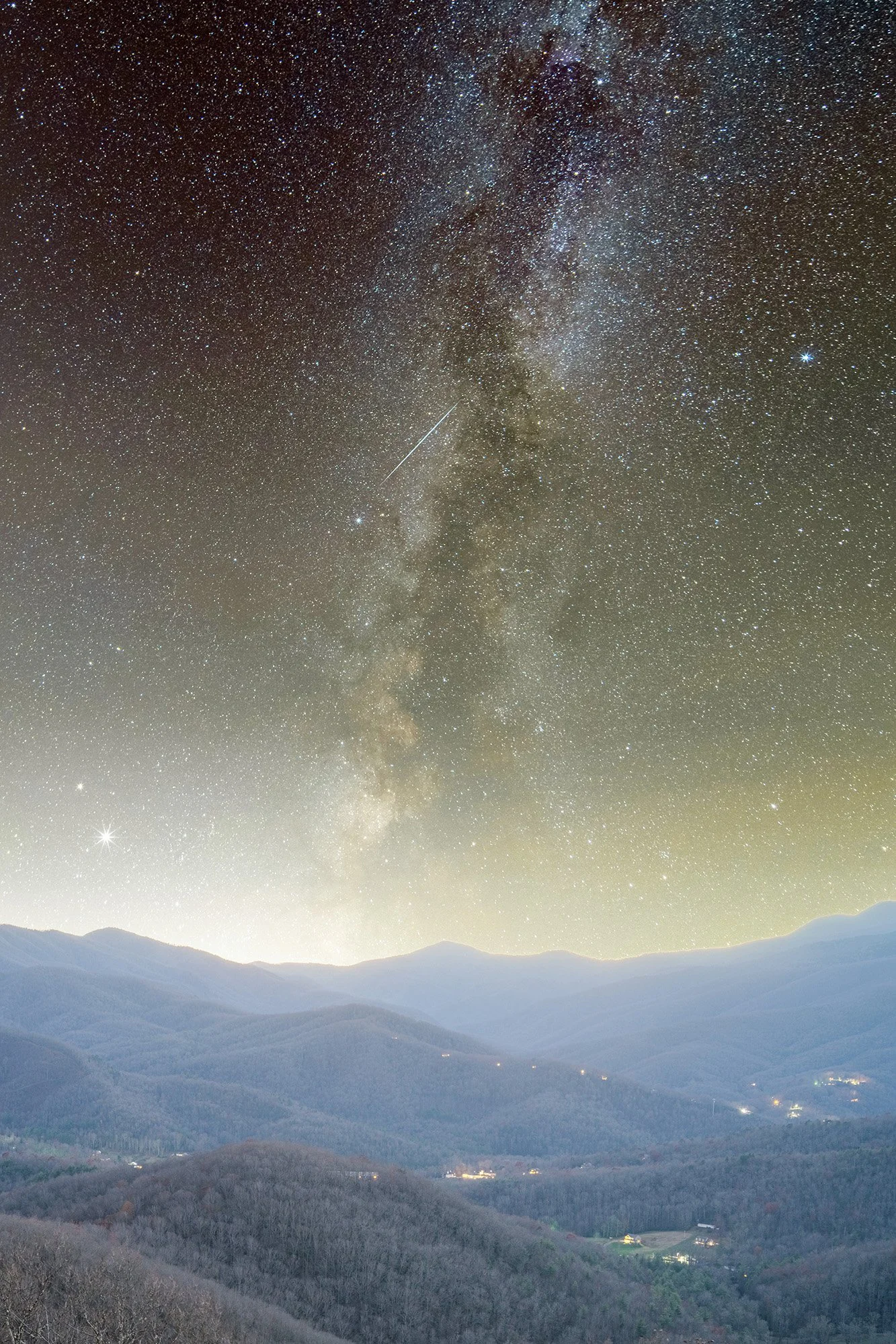 Shooting over the Blue Ridge Parkway