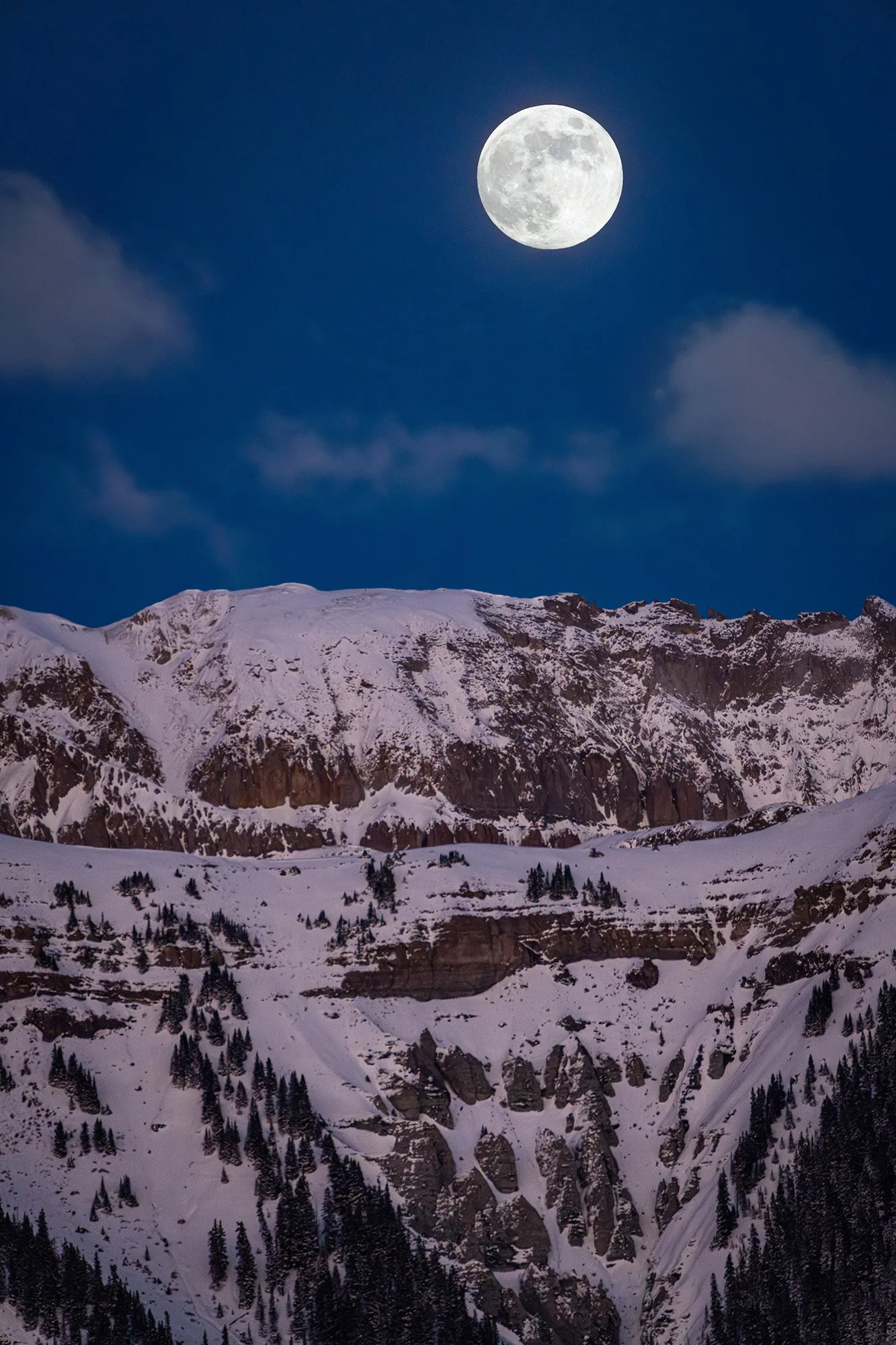 Full Moonrise over Telluride