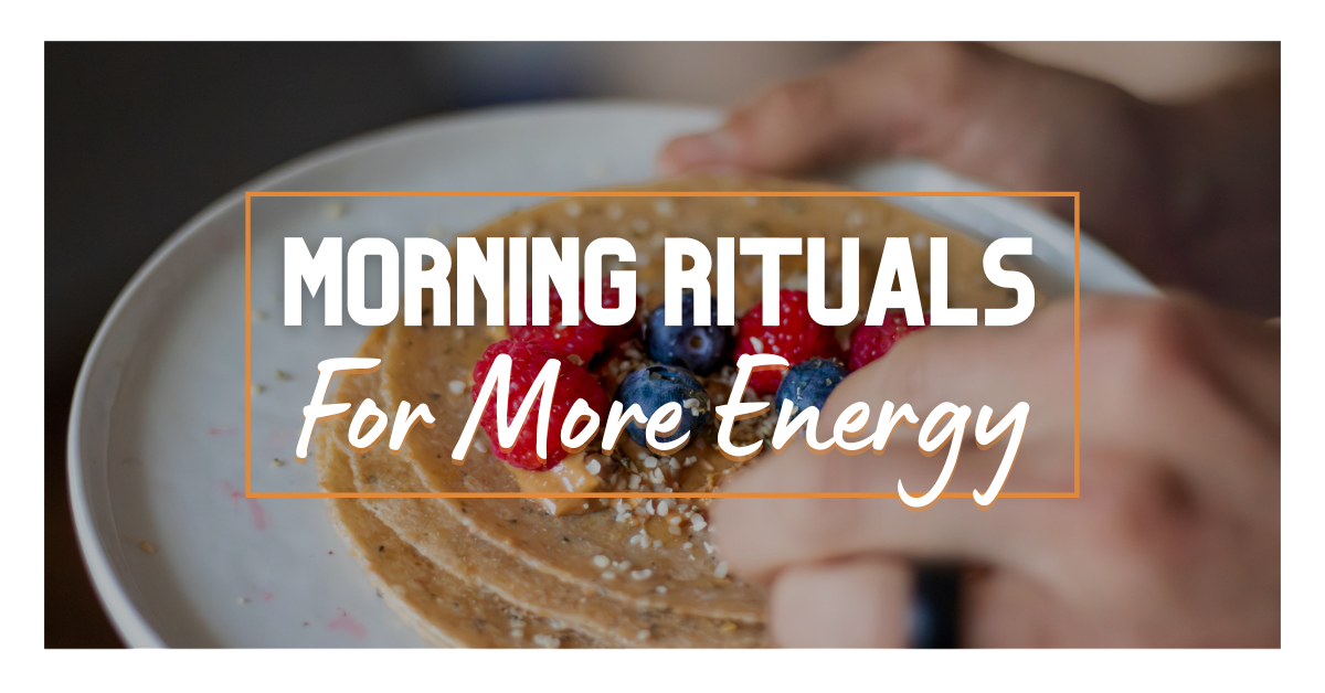 healthy morning habits for more energy