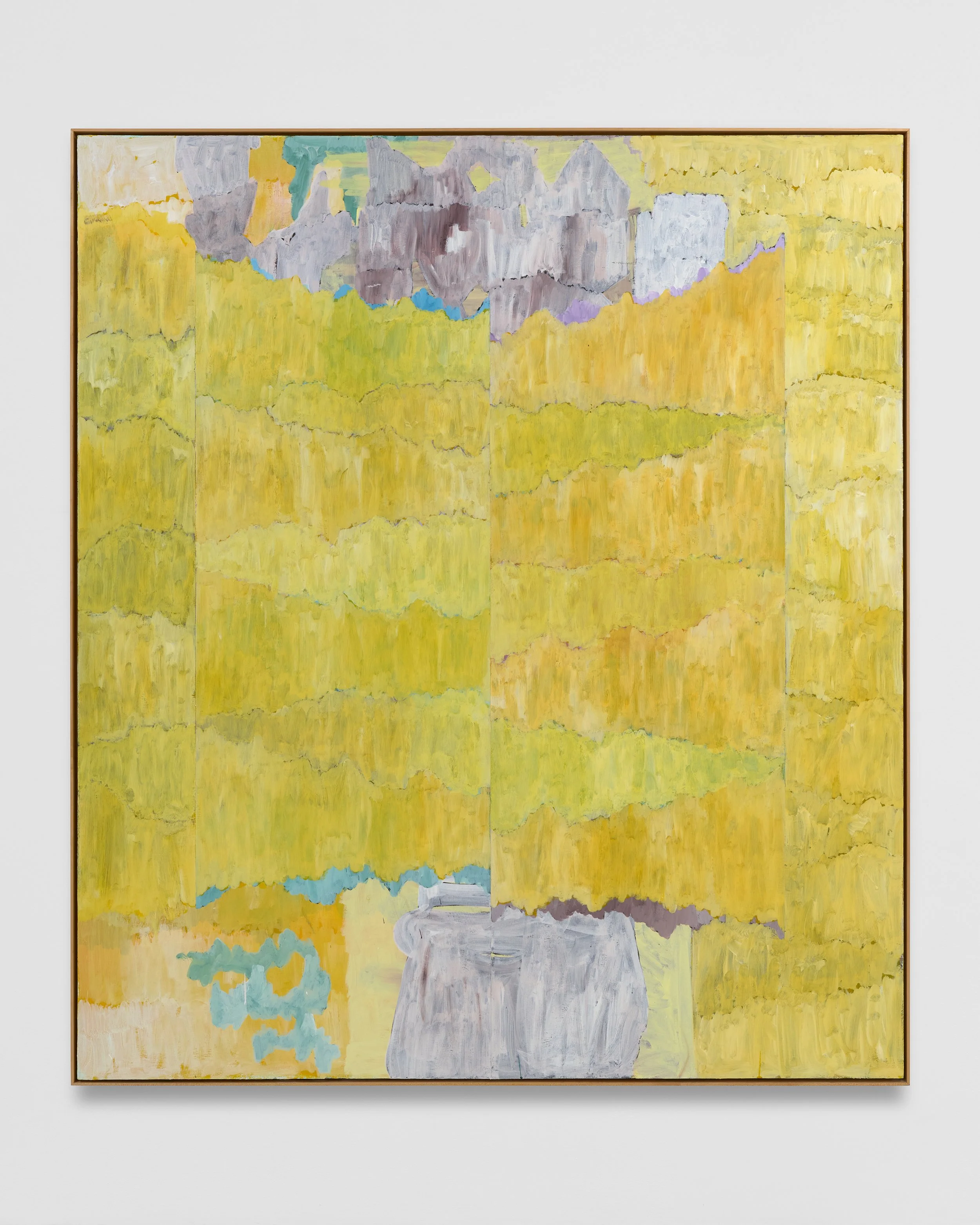 Cake, 2025
acrylic on panel
81 ¼ x 71 ¼ inches framed