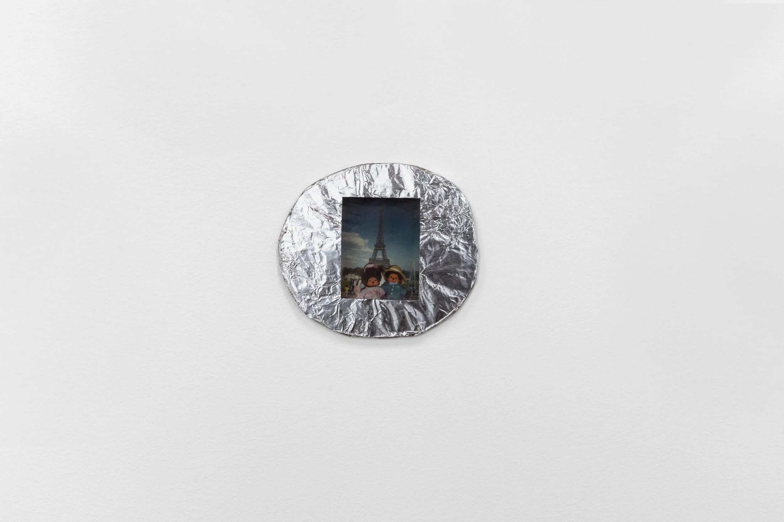 Veronica Gelbaum Untitled, 2026 collage on foil on cardboard 4 ½ x 4 inches
