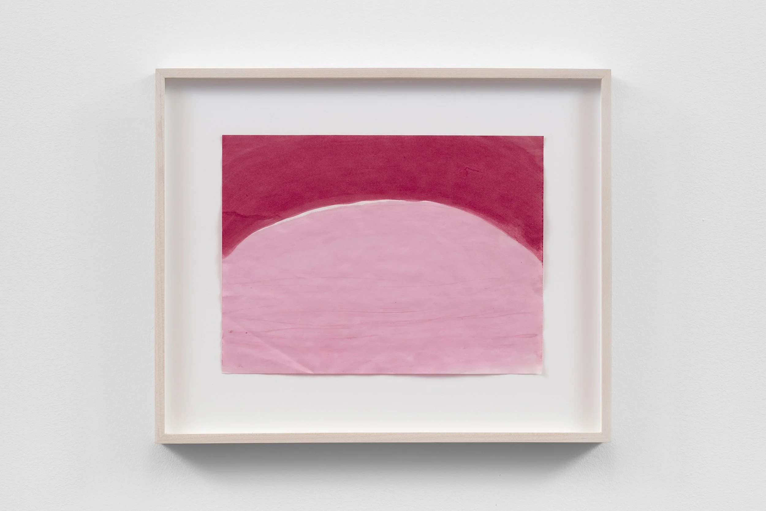 Not yet titled, 2025 acrylic gouache, mineral pigments, and ink on rice paper 14 x 17 inches framed