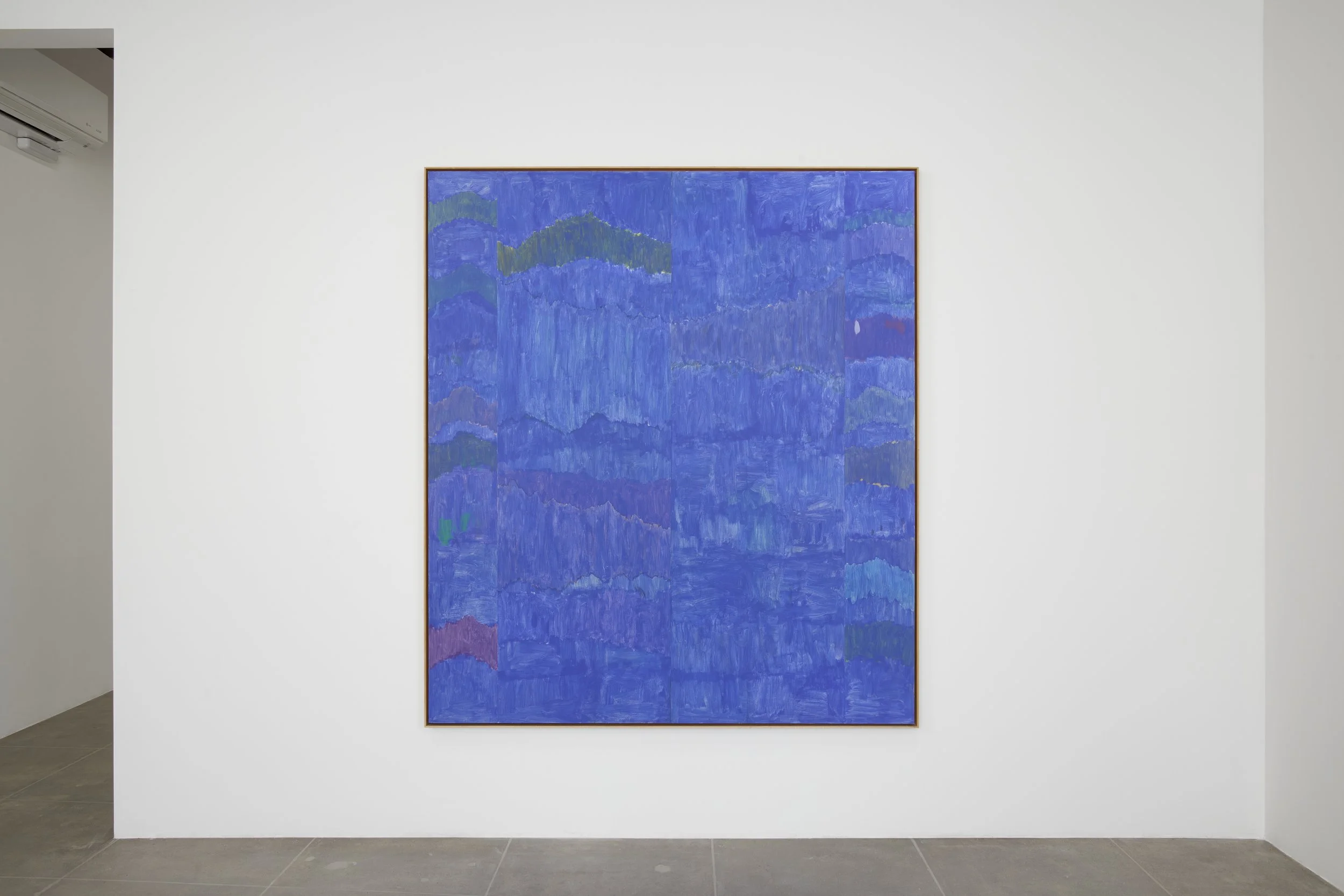 Inflation Blues, 2025
acrylic on panel
81 ¼ x 71 ¼ inches framed