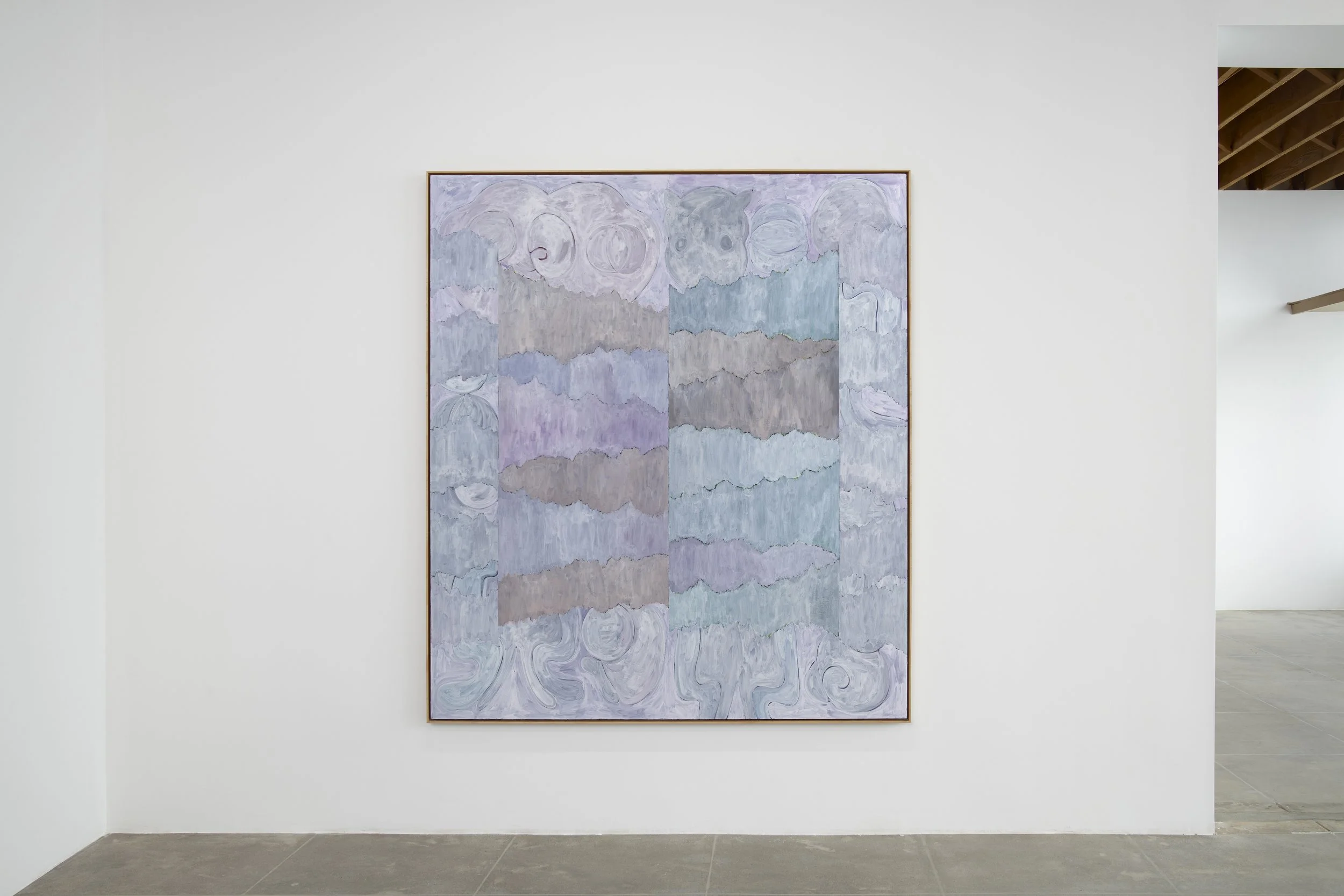 Off to Bed, 2025
acrylic on panel
81 ¼ x 71 ¼ inches framed