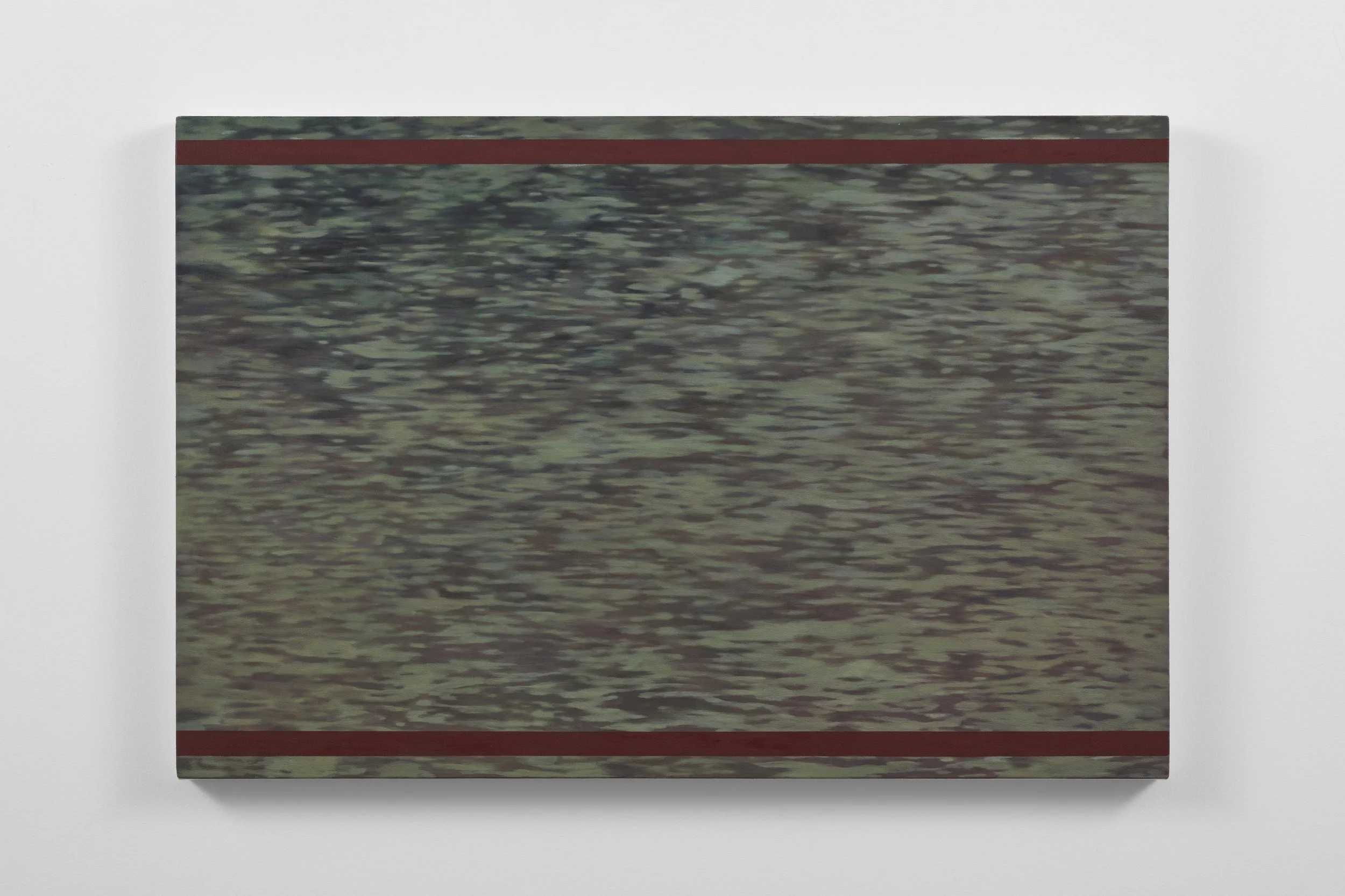 Processing, 2026 oil on canvas 28 x 42 inches