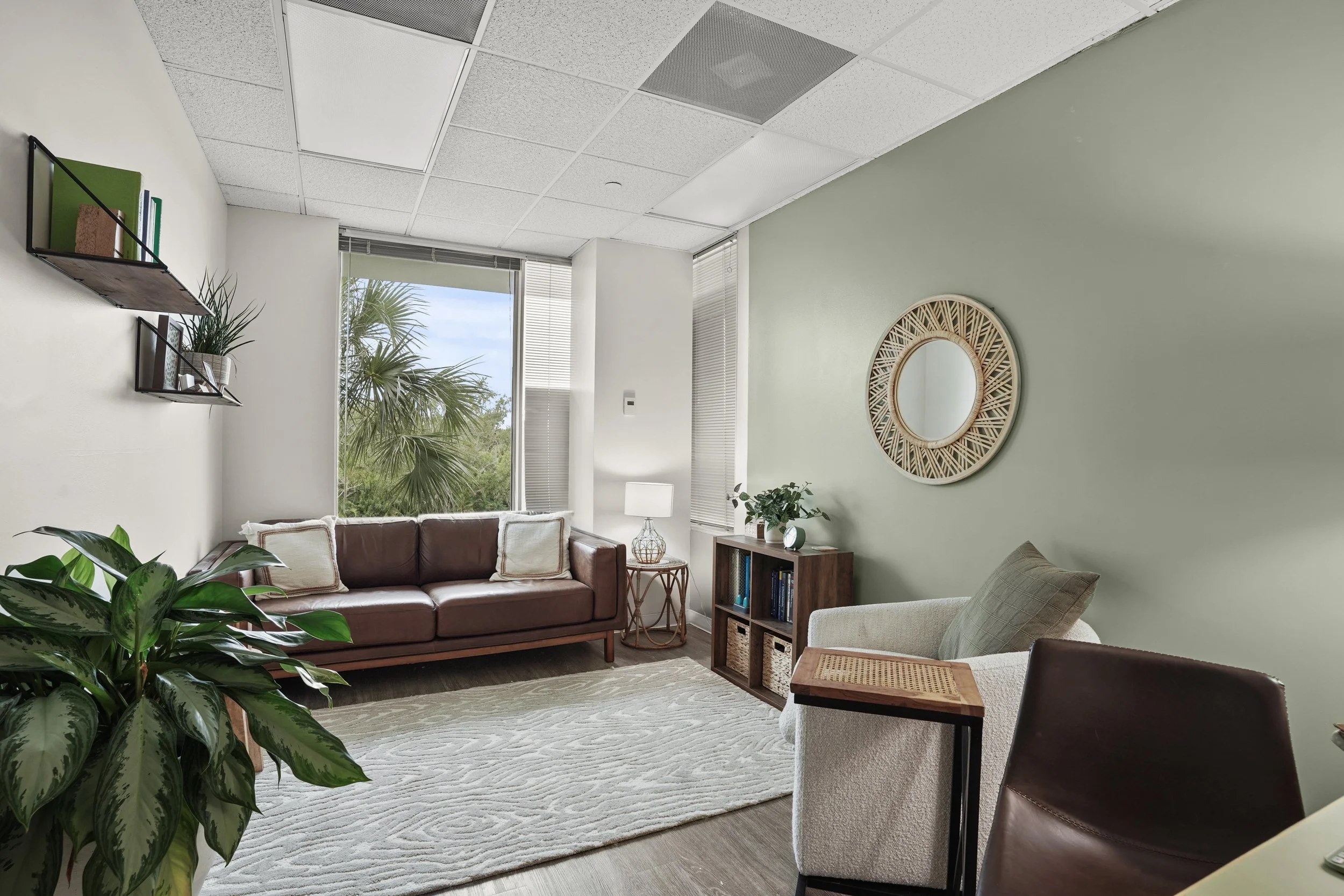 Modern behavioral health office in Tampa for licensed therapist careers and counseling employment.