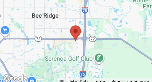 Couples therapy and relationship counseling office map in Sarasota FL serving Lakewood Ranch Bradenton and Siesta Key