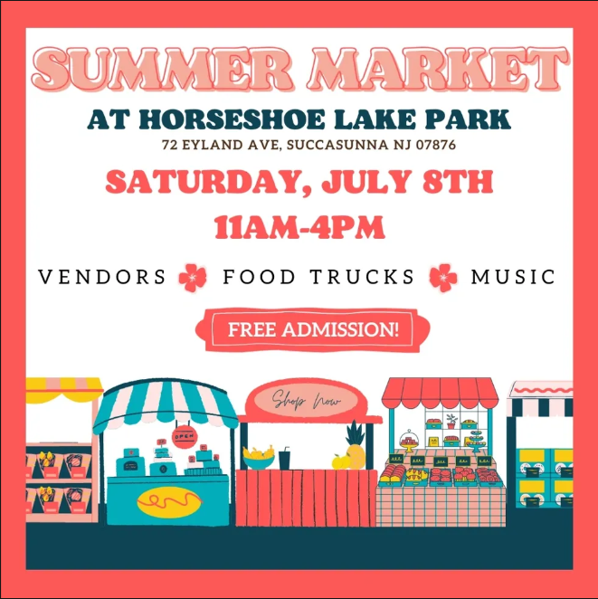 Summer Horseshoe Lake Market