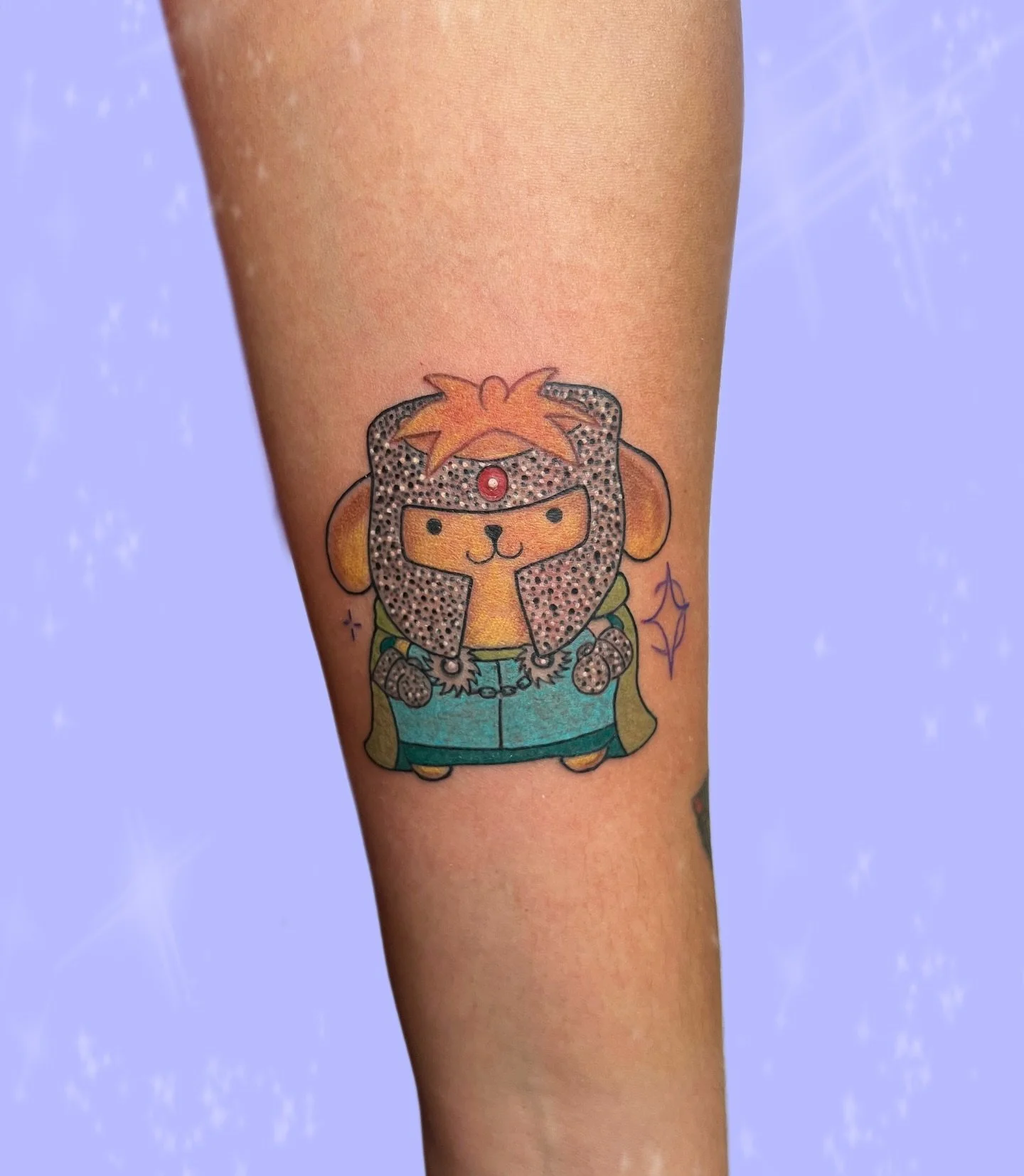 ⋆˚🐾˖&deg; Pomfessor Chaos ⋆˚🐾˖&deg;

🖤Pompompurin x Butters Prof. Chaos from my Sanrio Park flash, thank you Gaby!

#chicagotattooartist #professorchaos #pompompurintattoo #sanriotattoo #glittertattoos
