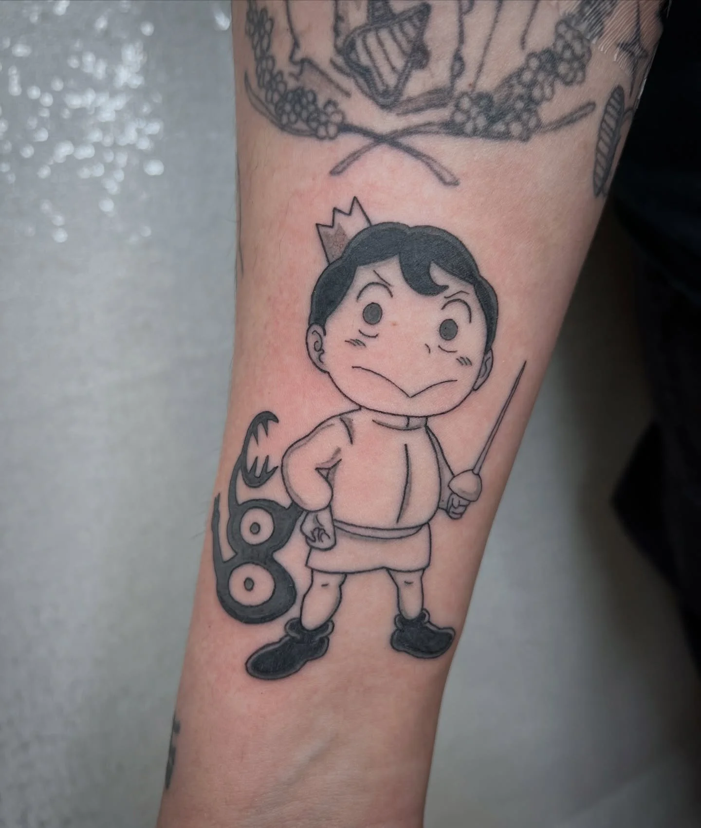 ⊹₊♚₊⊹

✨Bojji x Kage, thank you Stephanie for coming back for another tattoo :3

#rankingofkings #chicagoanimetattooartist #bojjiandkage #animetattooartist