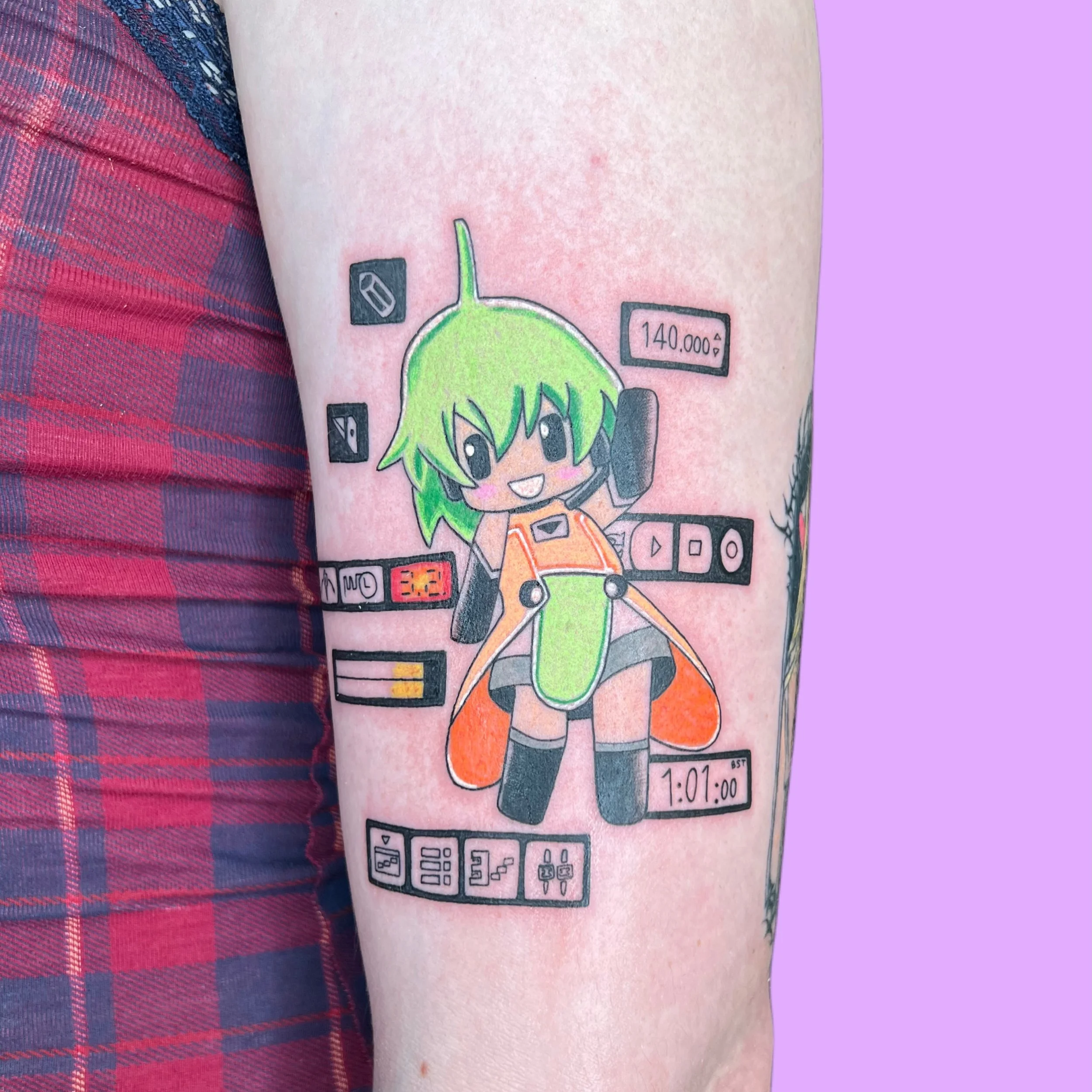𝄞⨾💿 FL CHAN ✮˚.⋆

✨Had such a fun time tattooing the mascot of FL studio, thank you @omfg_astrid this was such a fun design 🥰

#chicagoanimetattooartist #flchan #flstudiotattoo #chibitattoo