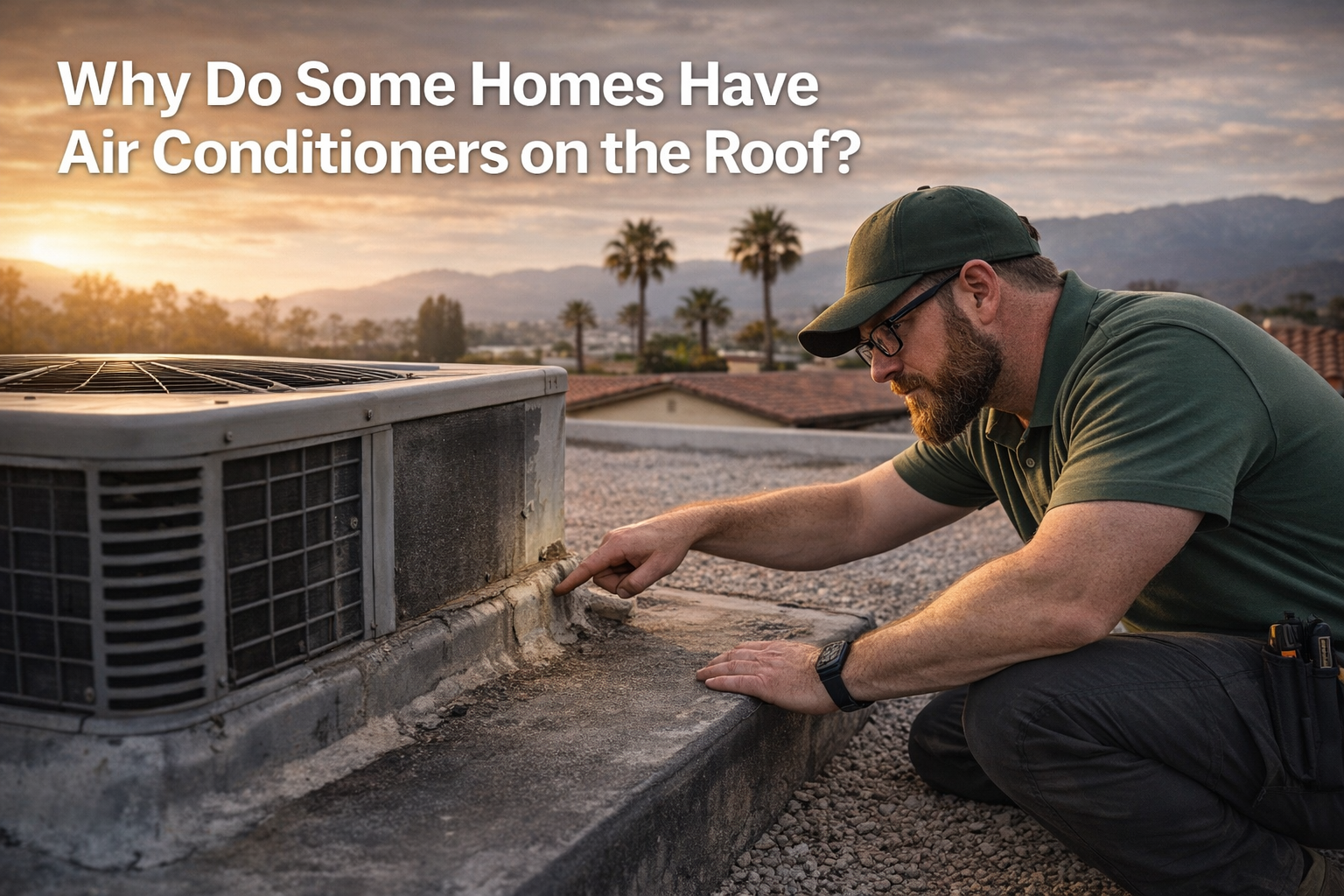 Why Do Some Homes Have Air Conditioners On The Roof?