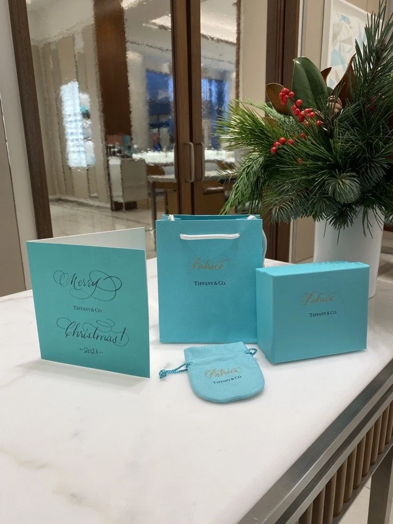 Tiffany & Co. Complimentary Holiday Engraving & Gift