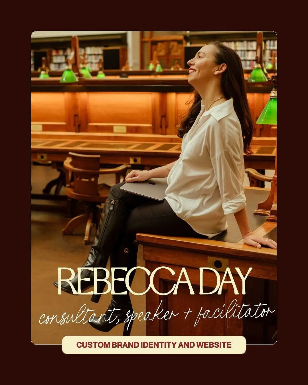 When you get a custom brand personality + website that slaps so hard and it all comes together in just one week 💋 

Working with @rebecca_lee_loud on her branding was an absolute treat. We kickstarted on Monday with a photoshoot in the city, where w