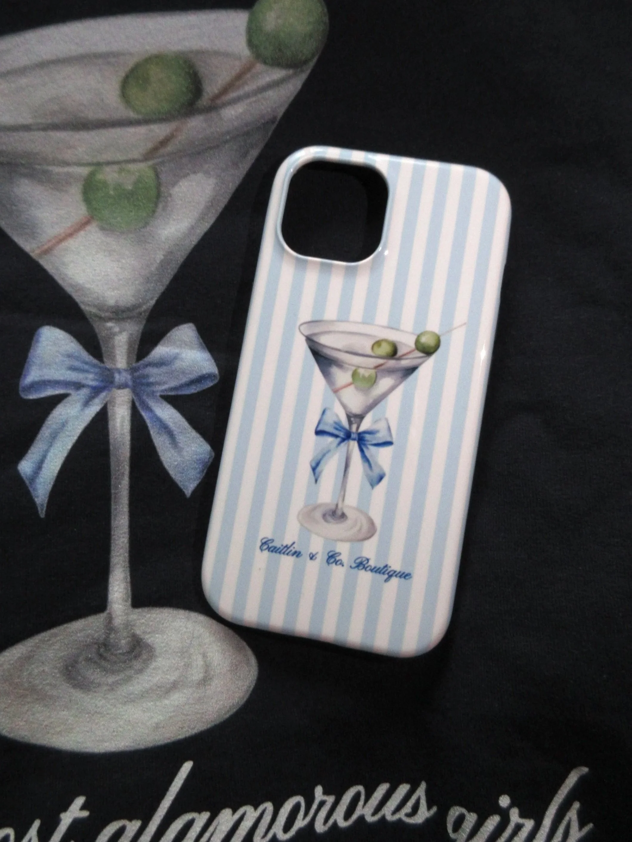 CAITLIN & CO MARTINI PHONE CASE