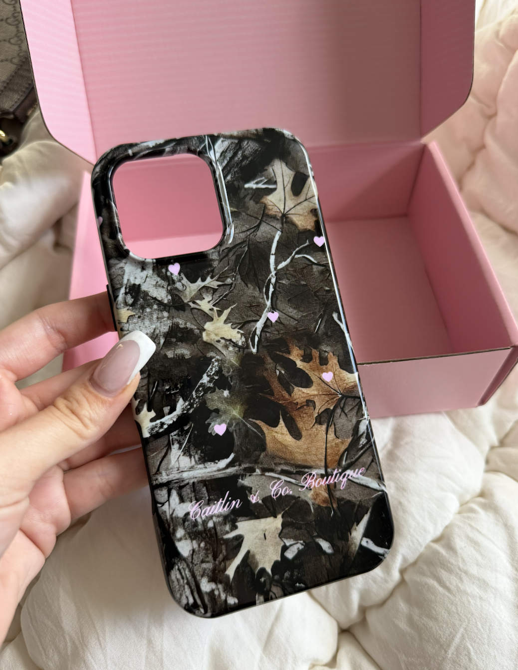 CAMO HEART PHONE CASE