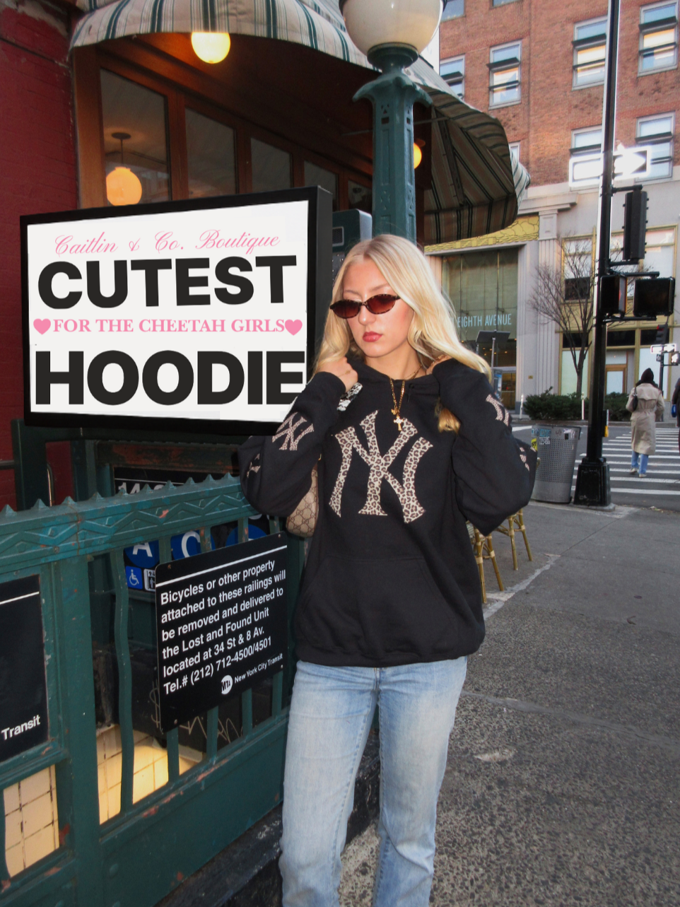 CHEETAH NEW YORK HOODIE