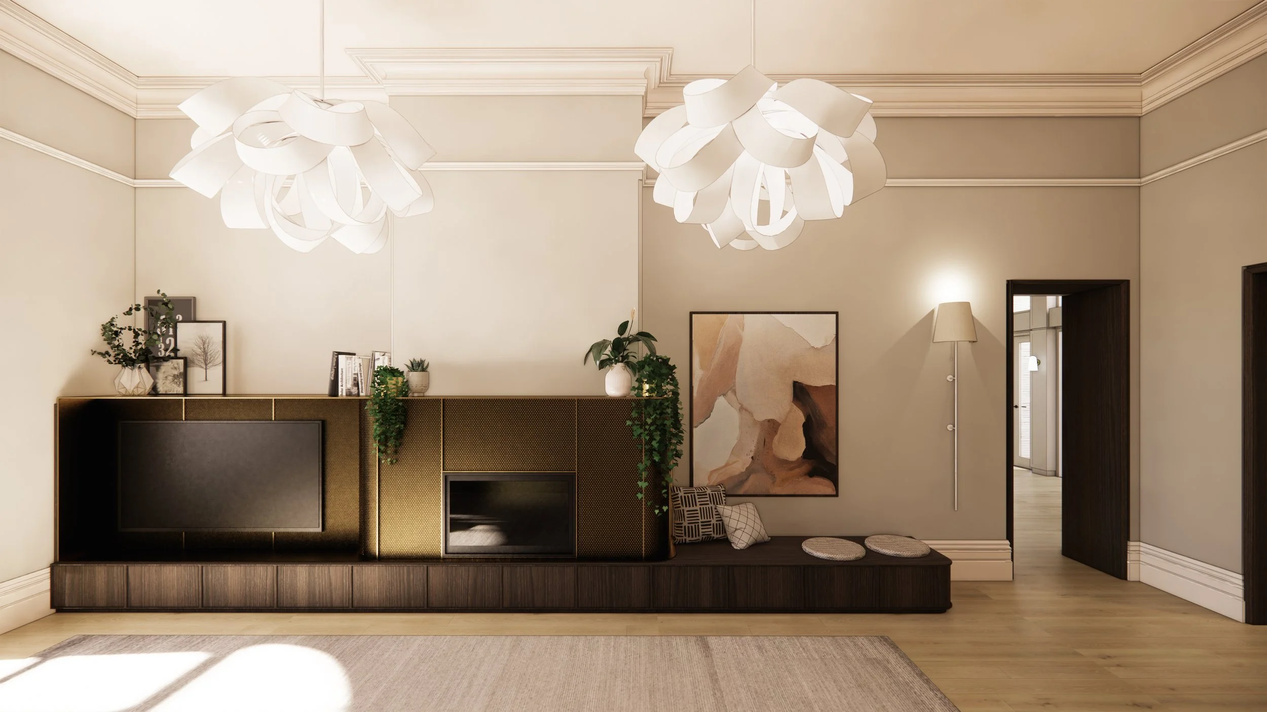 Architecturally designed home. Luxury Home. Heritage Home restoration. Adelaide Interior Design. Adelaide Architecture. Addition and Alterations. Bespoke design. Sophisticated design. Residential Interiors. Brass. Unique Design. Wallpaper. Pendants