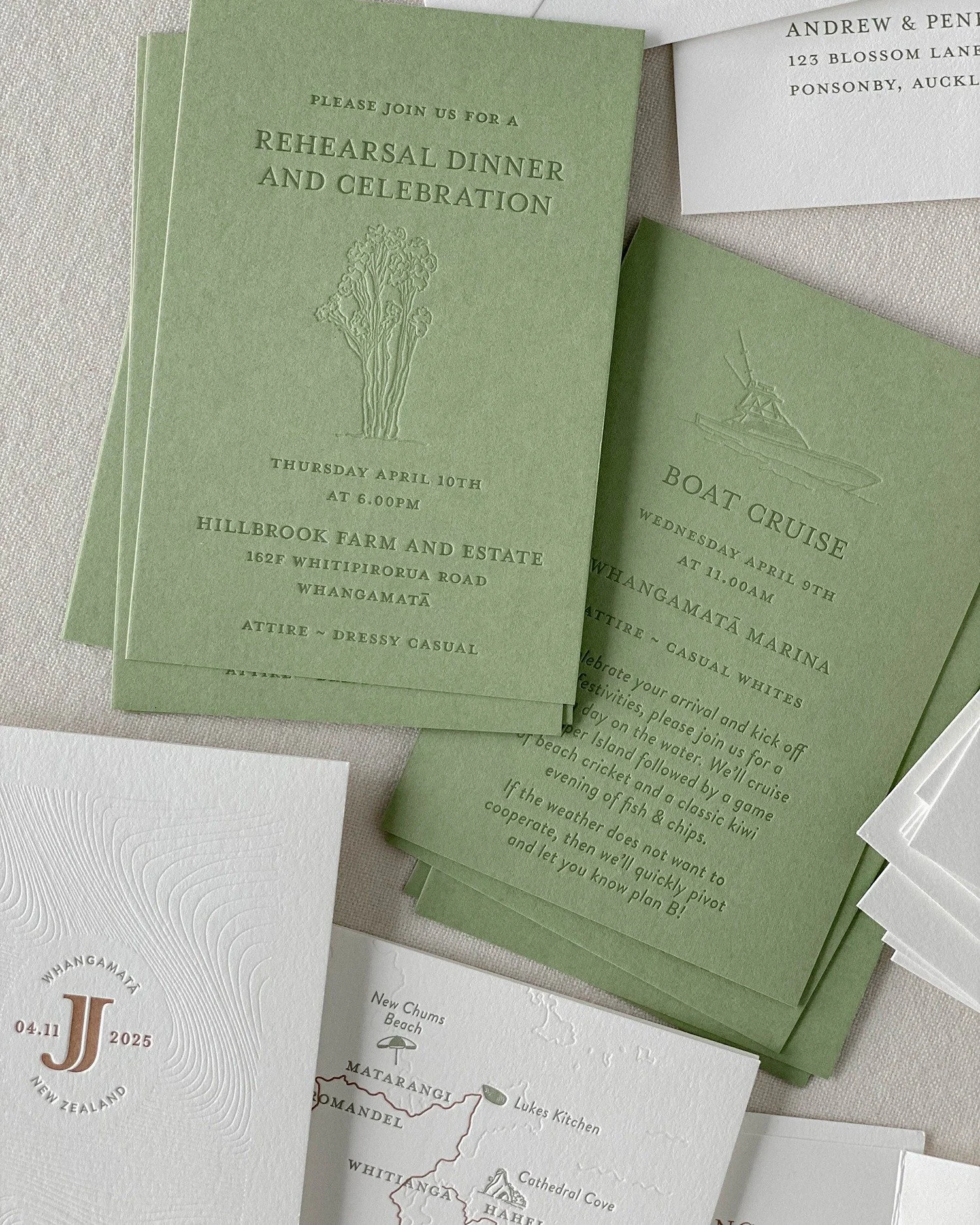 Custom letterpress insert cards for this pretty invitation suite. Designed and printed inhouse 🤍
~
Inker Tinker Weddings / Wedding Invitations / Details Cards / Letterpress / Custom Wedding Stationery