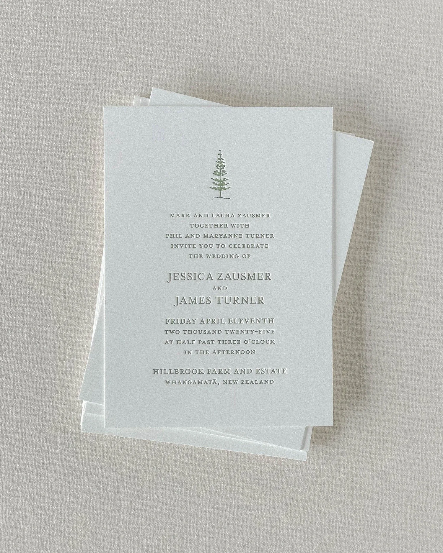 Lovely simple one colour letterpress on thick cotton card. One of my favourite parts of the process is seeing the hand drawn illustrations coming to life in letterpress. The perfect fine detail you can achieve from a 100 year old press makes me smile