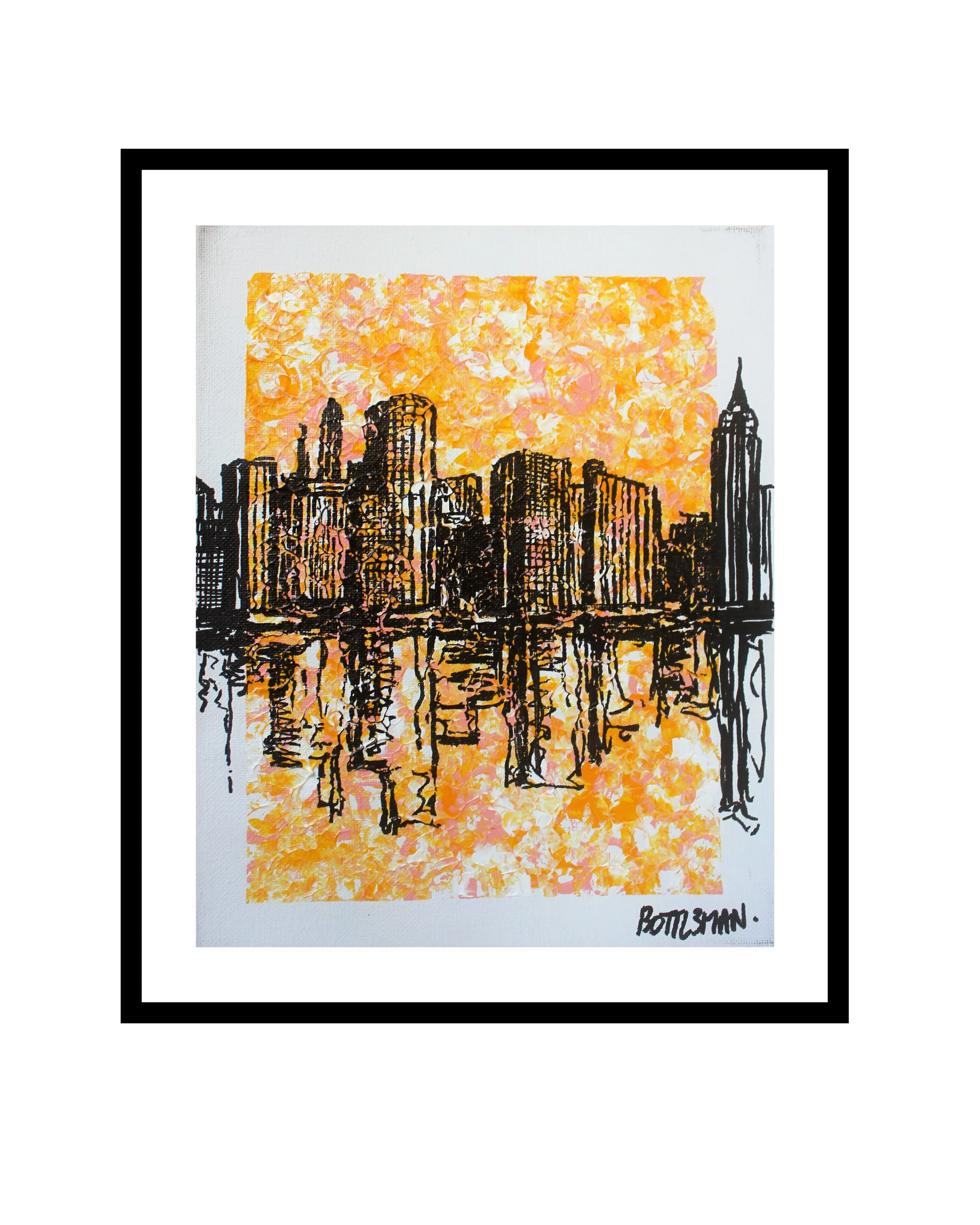 NYC SKYLINE by BOTTL3MAN