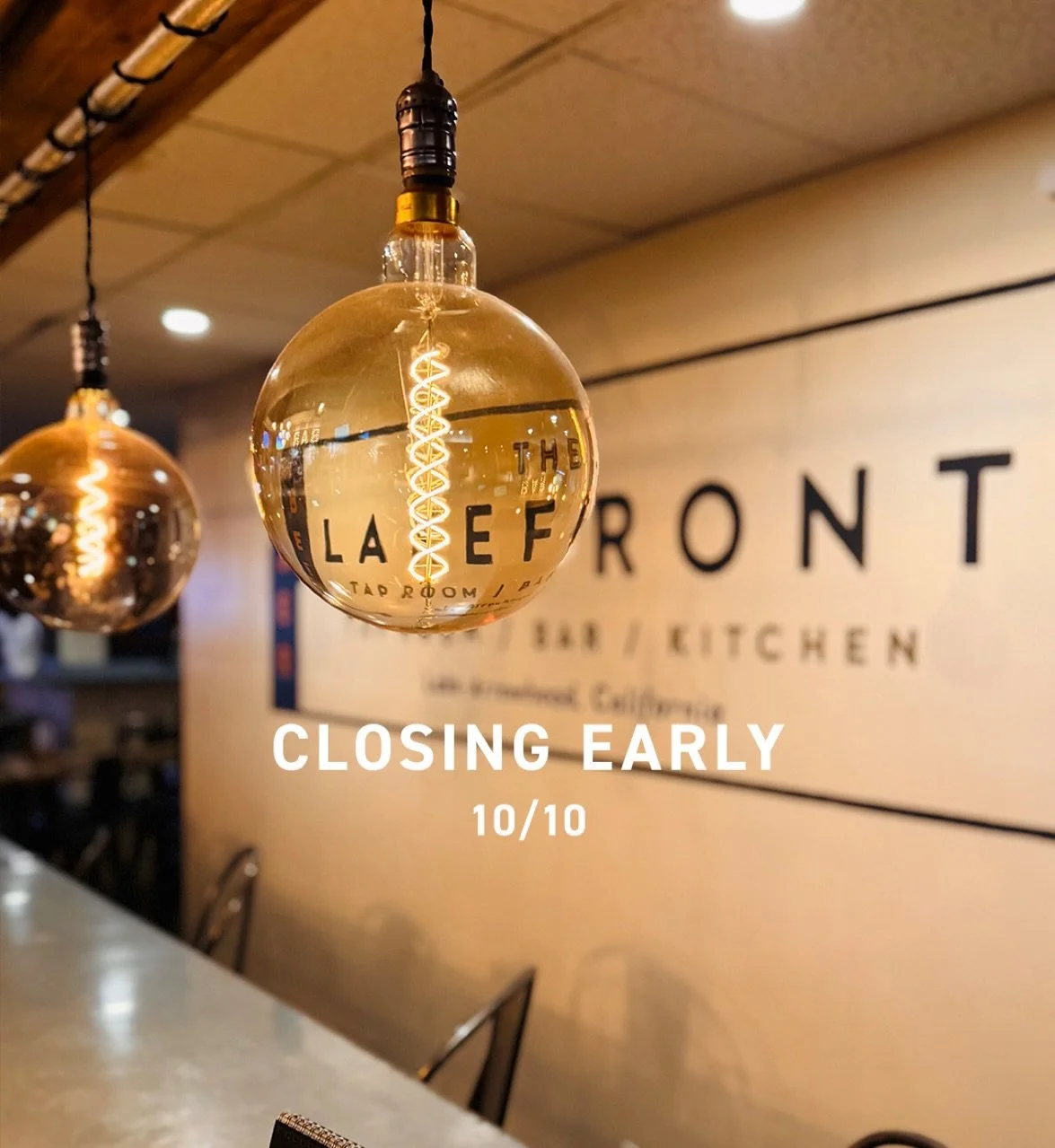 ✨ We are closing early today (by 4PM) for a private event, we&rsquo;ll see you tomorrow!