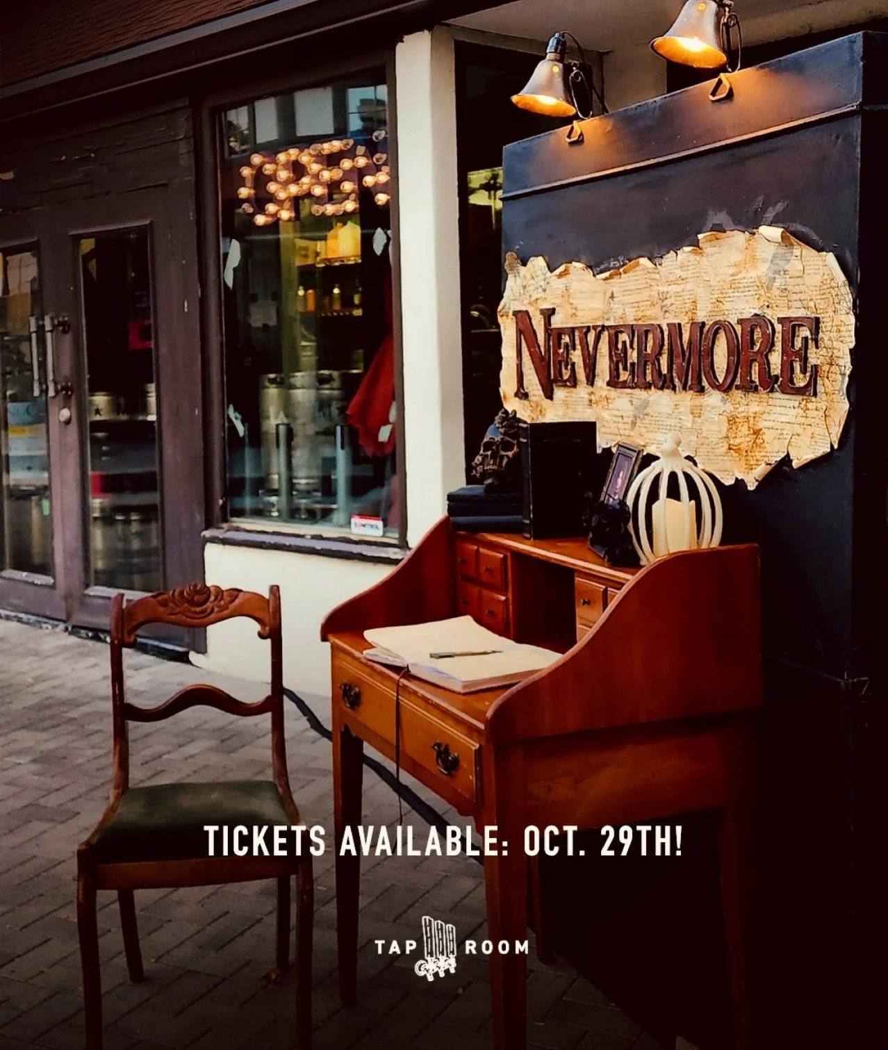🔍 Investigators, this is your final chance to uncover the mystery of Nevermore, with us at Taproom! Limited tickets left!
🕯️ Join us October 29th for one last haunting evening with Edgar Allan Poe himself - a night of intrigue, fine dining, and da