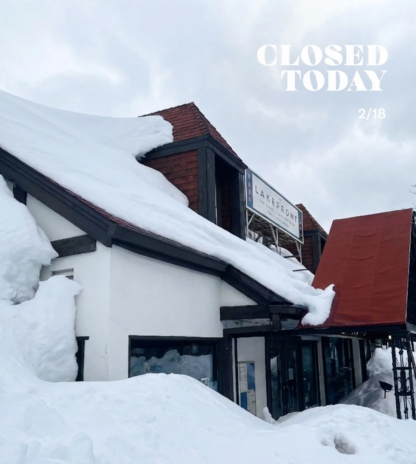 ❄️ Happy Snow Day (again)! We are closed today, due to the storm and power outages. Thanks for your patience, as we dig ourselves out! 🪏 Stay tuned if we can open tomorrow- since there&rsquo;s another #snowday in the forecast. #StayWarm