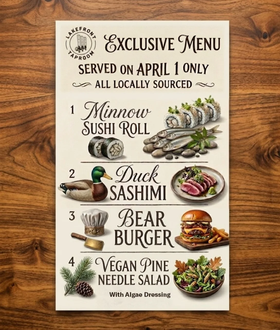 🤤 Get ready for a culinary night to remember! Tonight&rsquo;s exclusive menu showcases the freshest ingredients, sourced locally just for you. Starts at 5PM! We&rsquo;ll see you soon!