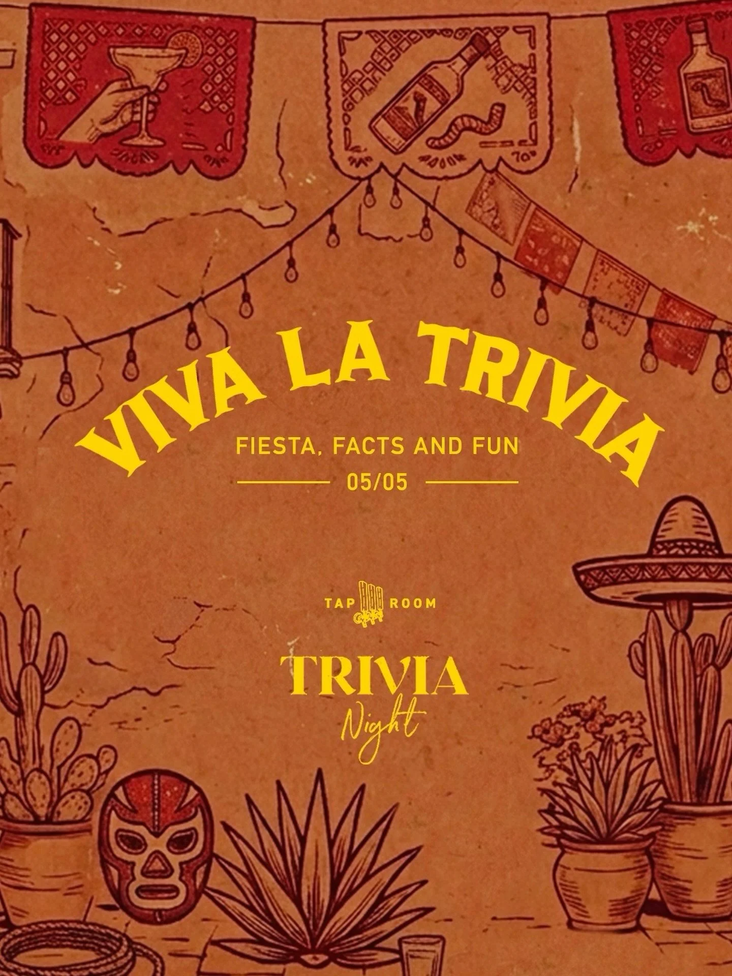 🇲🇽 Get ready for a fiesta! Join us tomorrow for Cinco De Mayo &amp; #TriviaNight! The theme is &ldquo;Viva La Trivia!&rdquo;

👉🏼 We&rsquo;ve got free entry, awesome prizes, and an MC kicking off at 6PM! Round up your team and show off your smarts