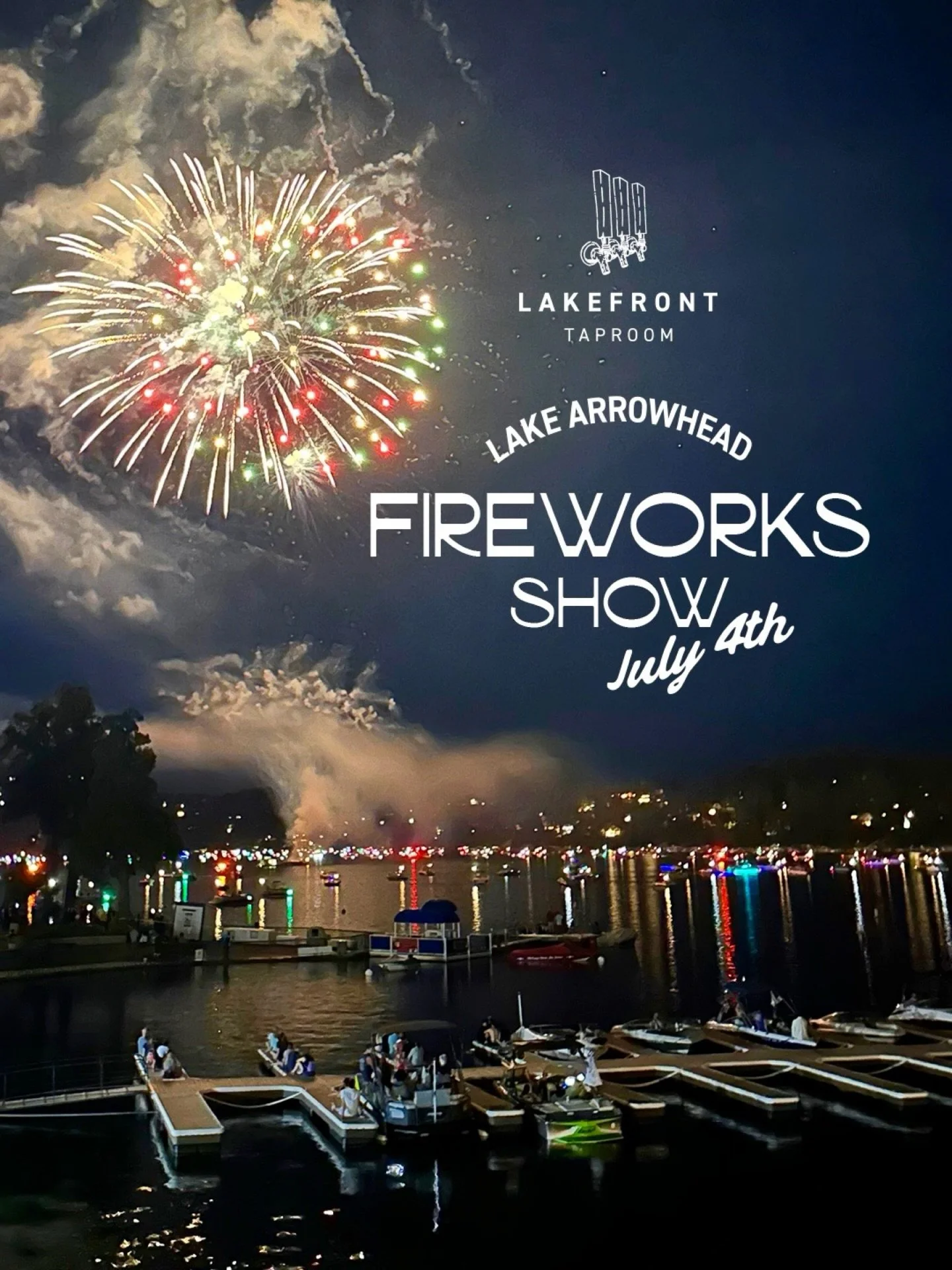 🇺🇸 Independence Day is around the corner! Come celebrate with us for the annual Lake Arrowhead Fireworks show on Saturday, July 4th - with one of the best views in town!

🥳 Seats are limited and usually sell out quick! We&rsquo;re reserving the se