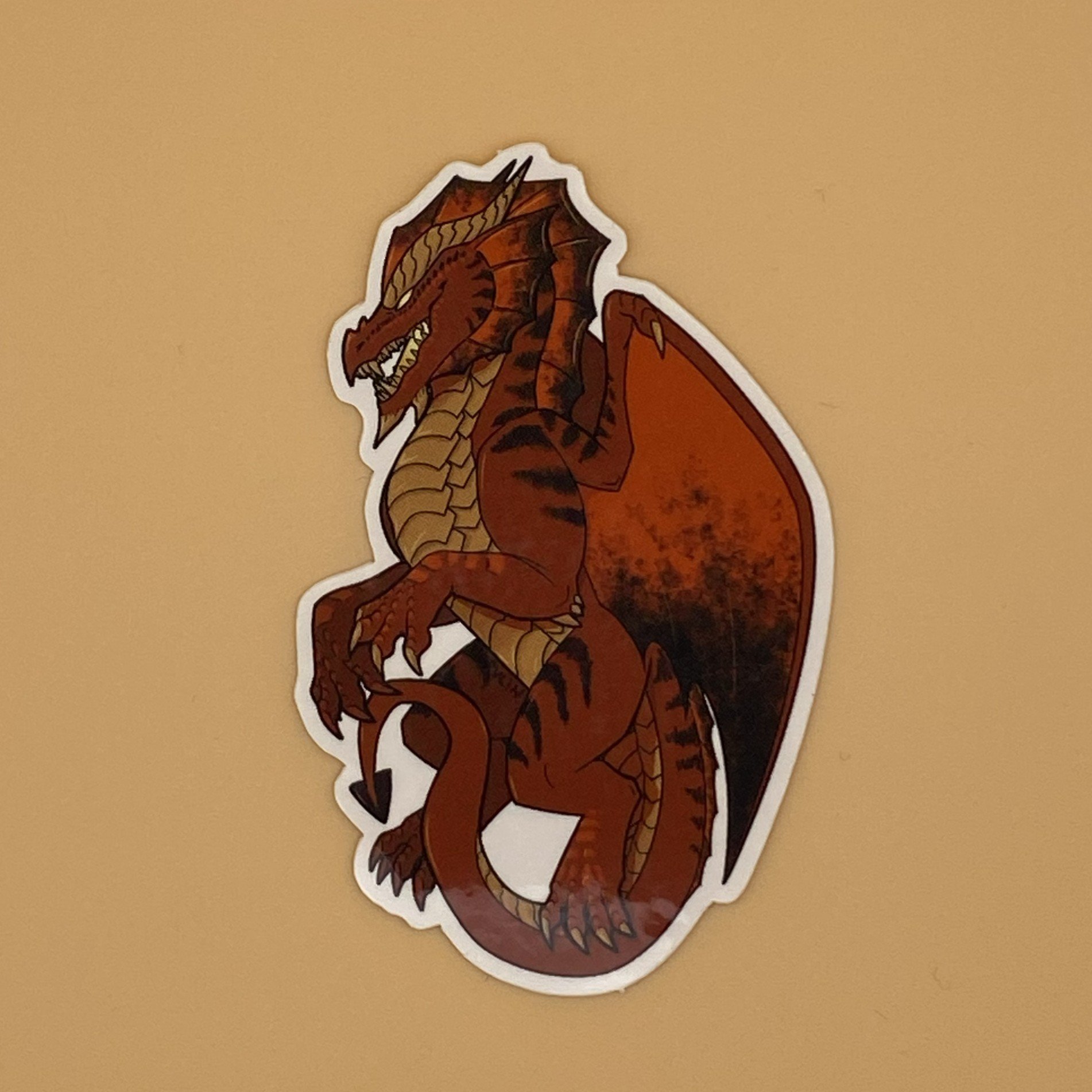 Red Dragon Sticker