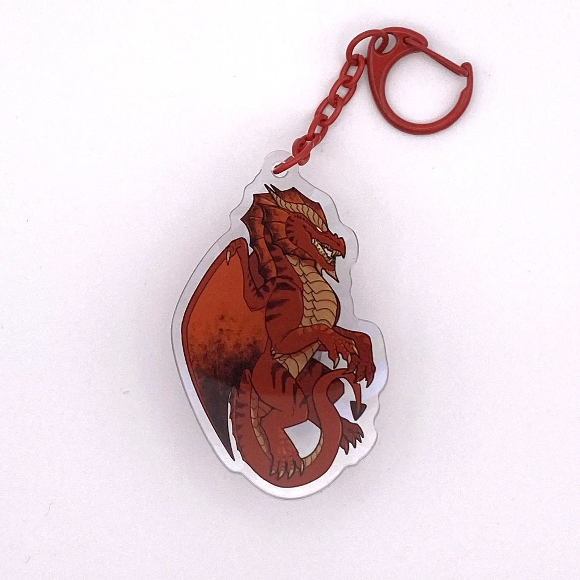 Red Dragon Keychain