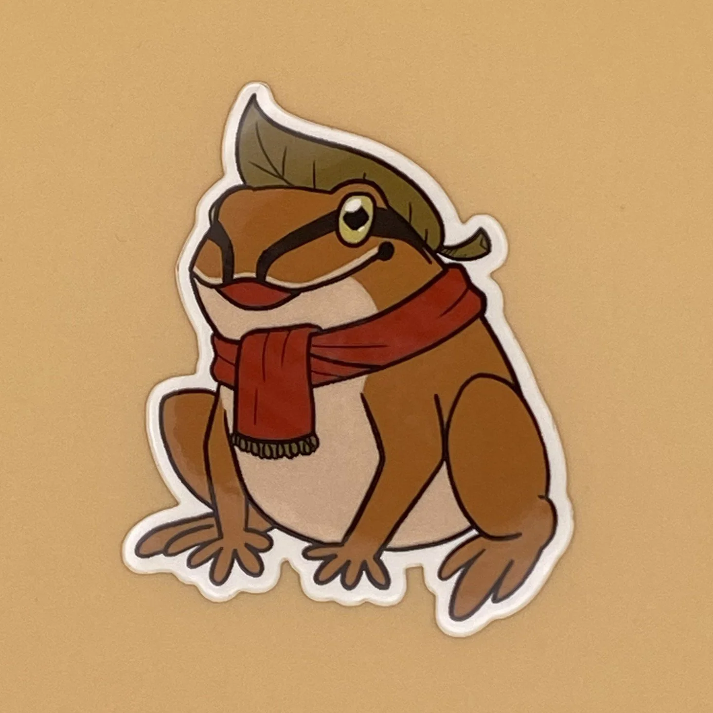 Wood Frog Sticker