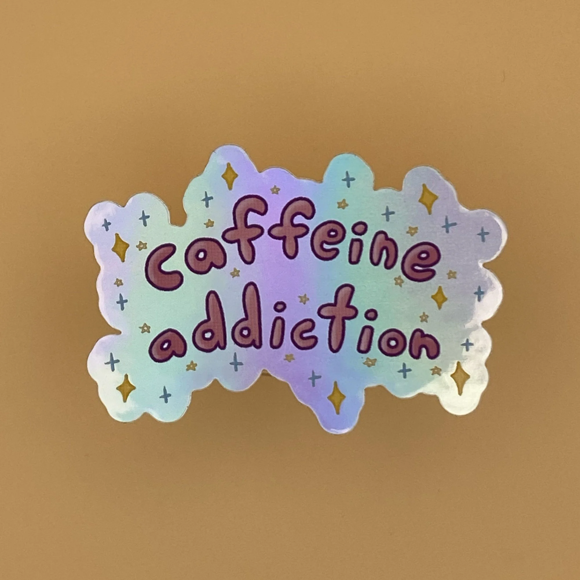 Caffeine Addiction Sticker