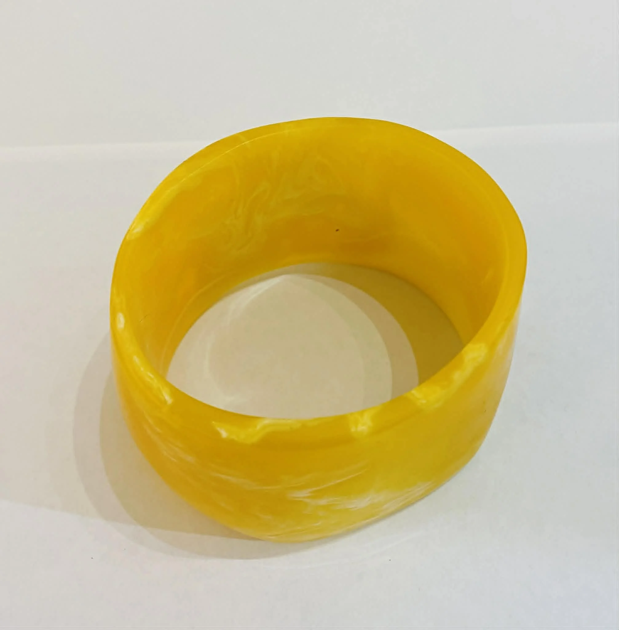 resin bangle  - yellow
