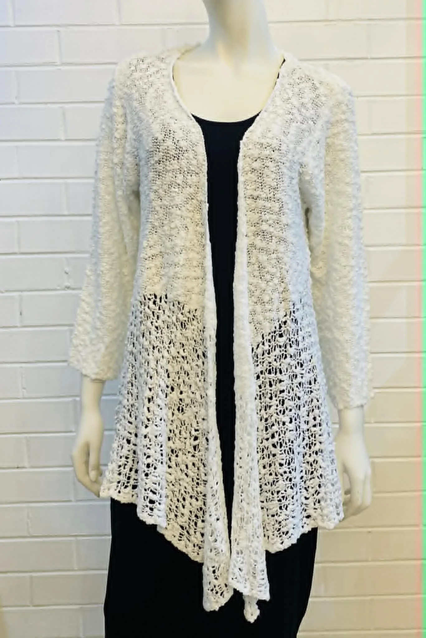 nelly cardigan - white