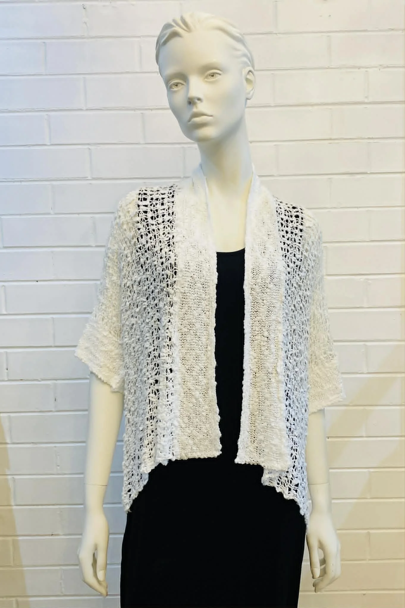 dio cardigan - white