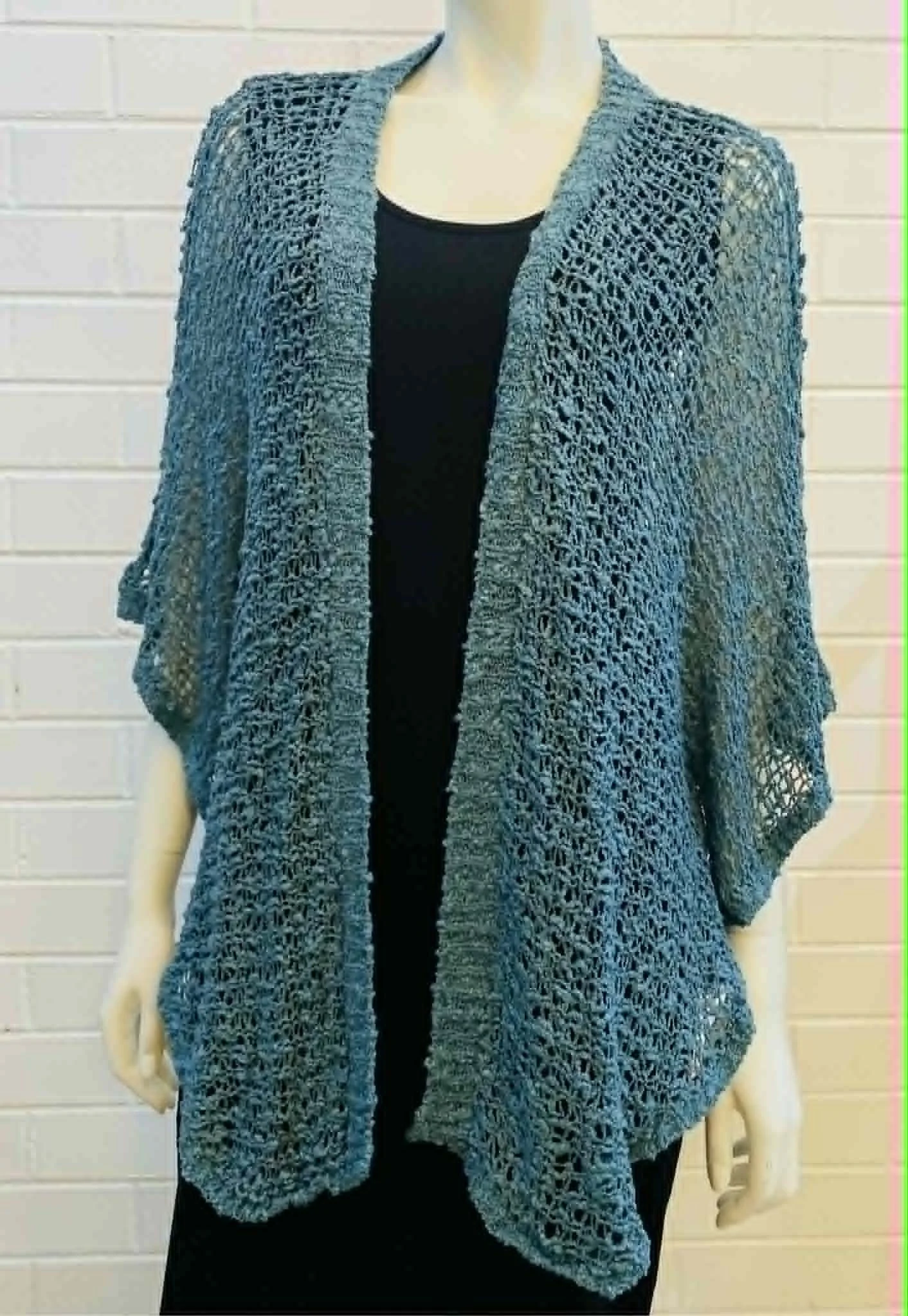 kape cardigan - blue
