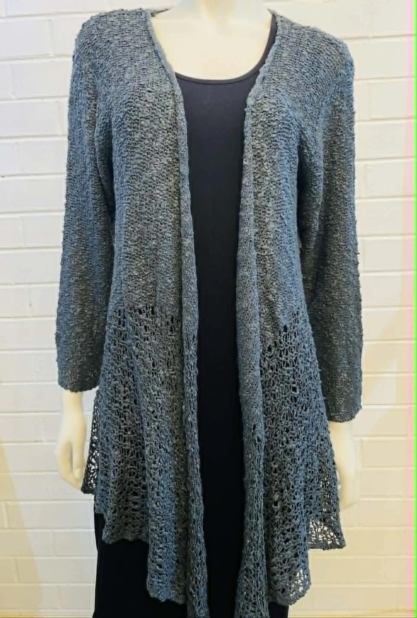 nelly cardigan - charcoal