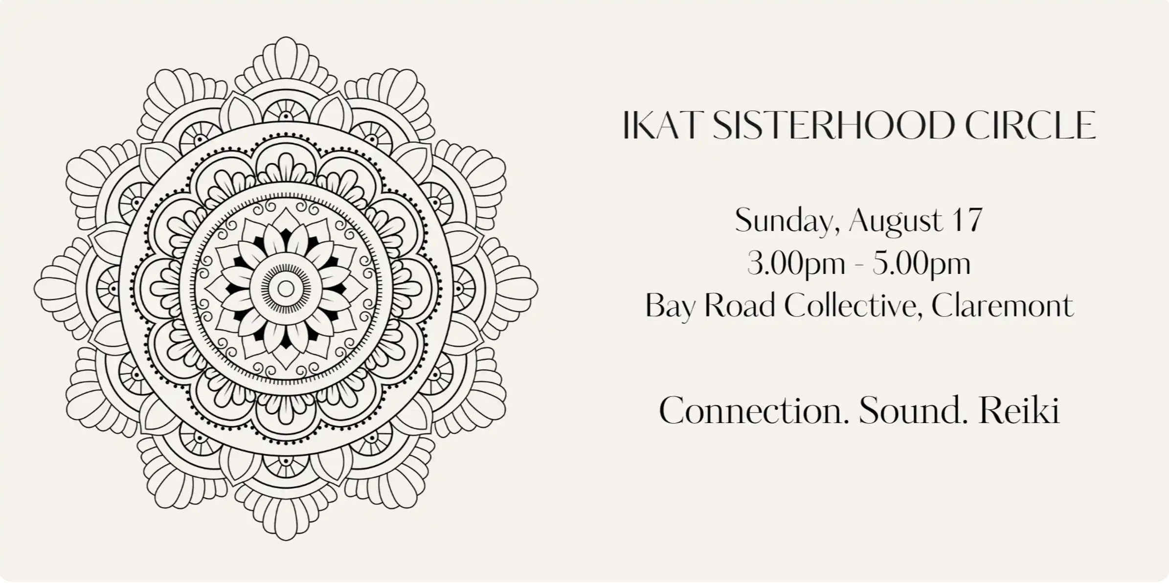 Ikat Sisterhood Circle with Anita and Tina