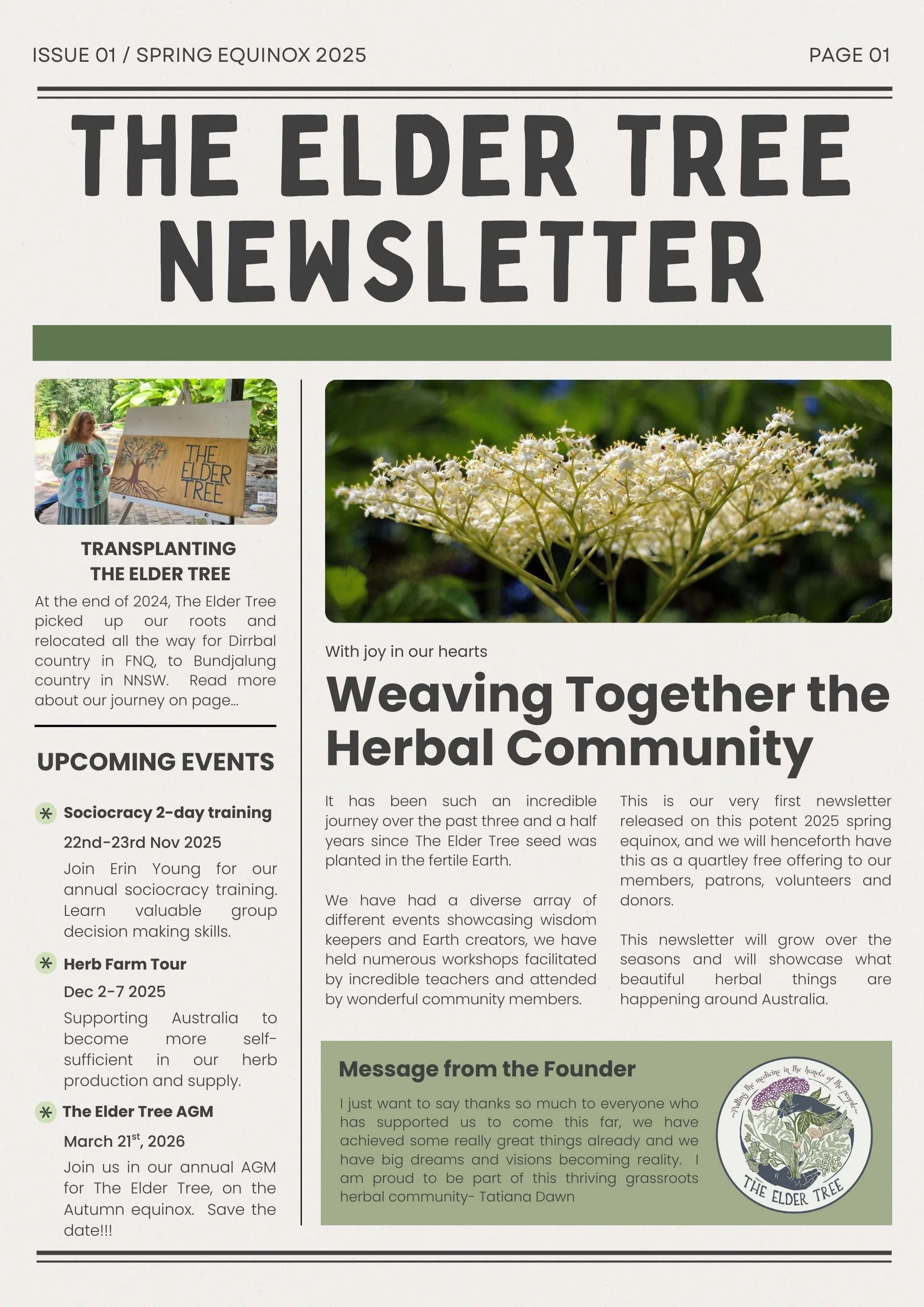 Spring Equinox 2025 Newsletter